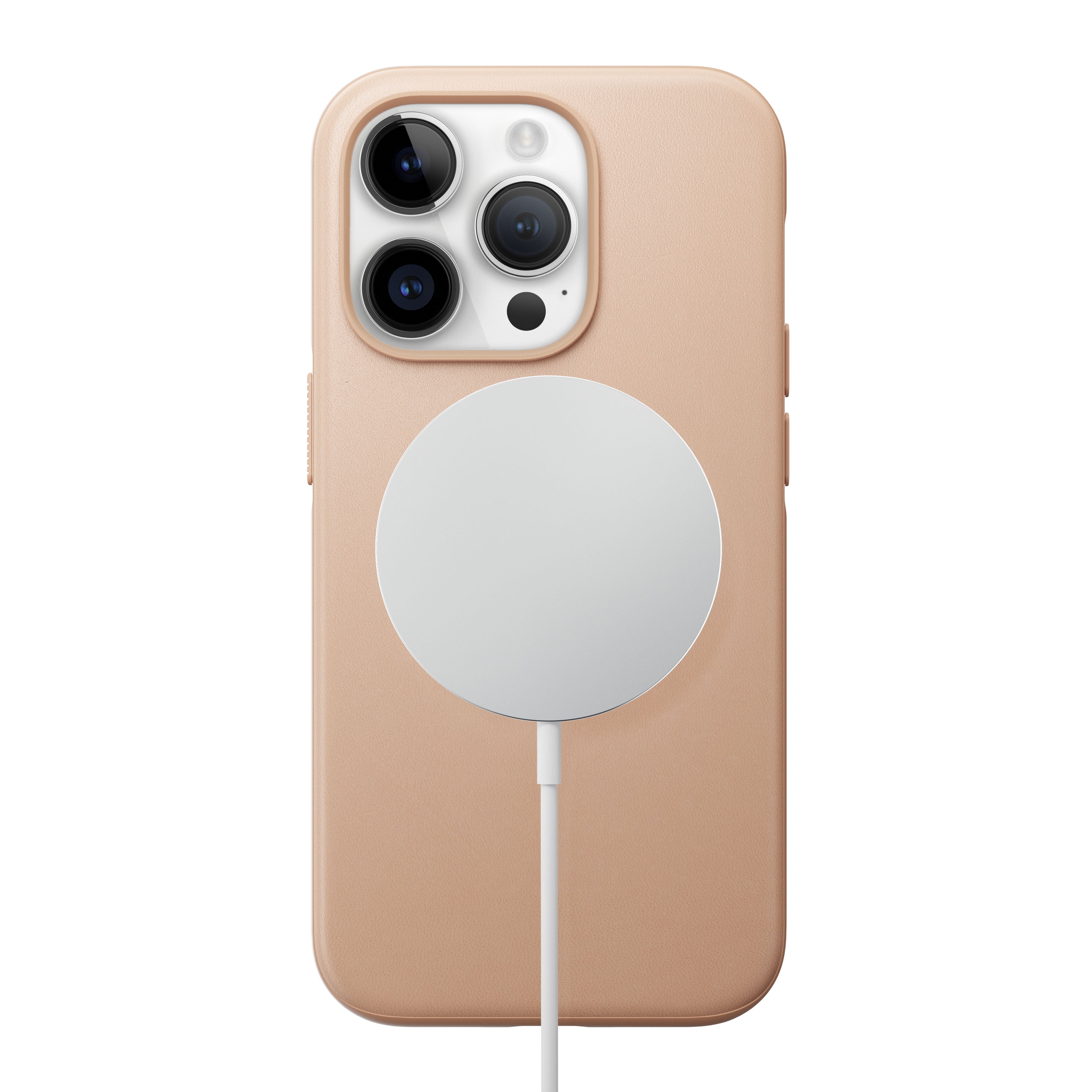 Coque en cuir Modern Leather pour iPhone 14 Pro
