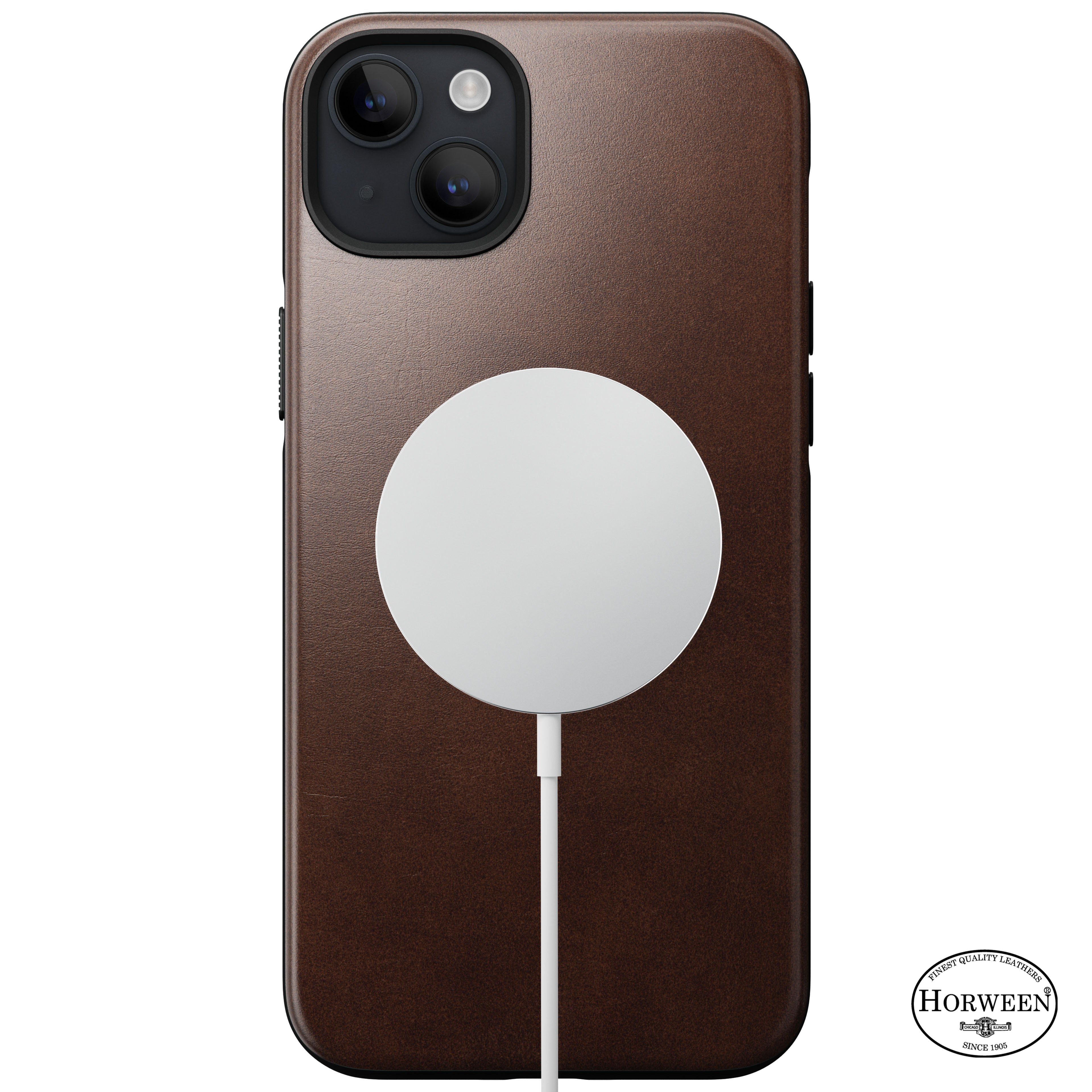 Coque en cuir Modern Leather ( Horween ) pour iPhone 14 Plus