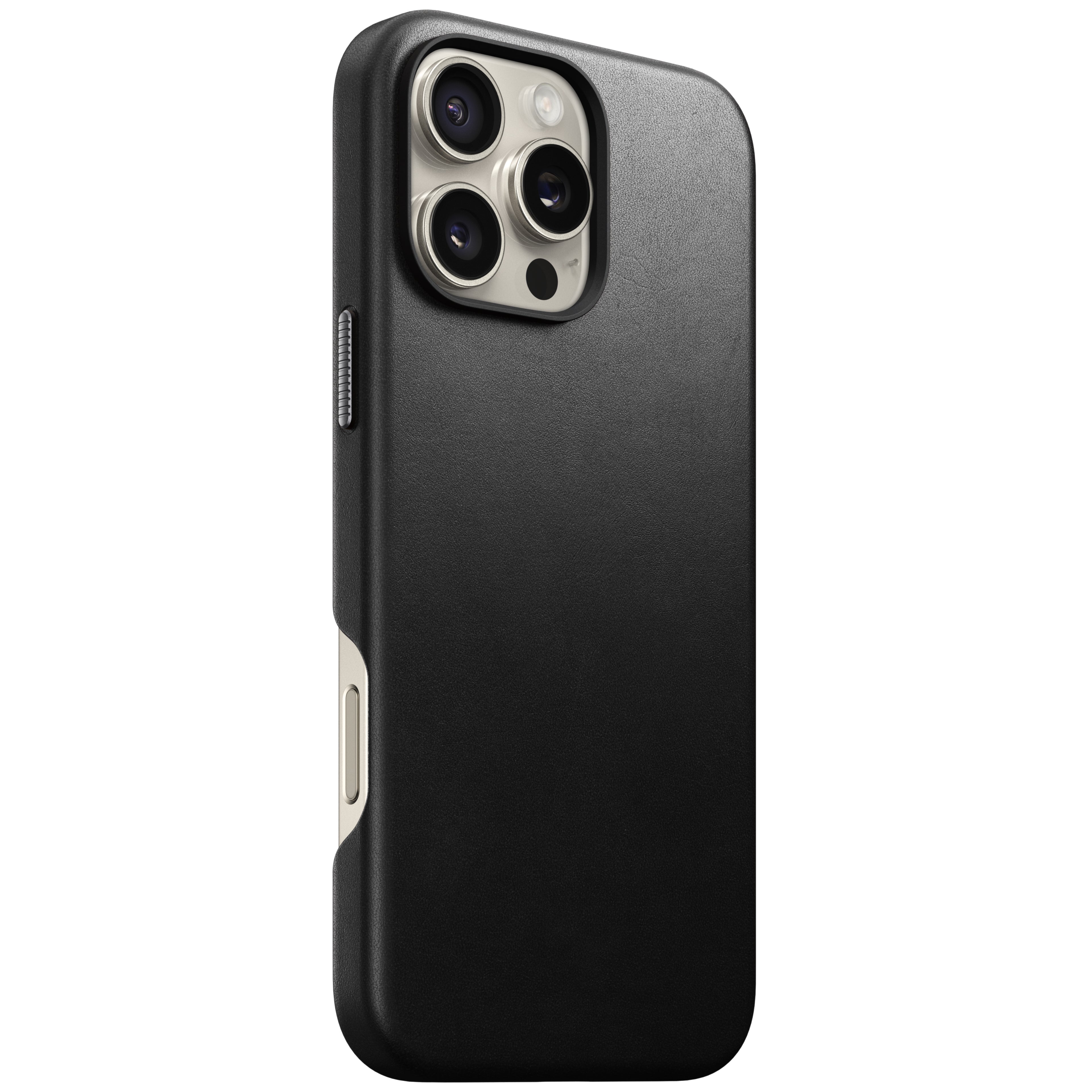 Coque en cuir Modern Leather pour iPhone 16 Pro Max