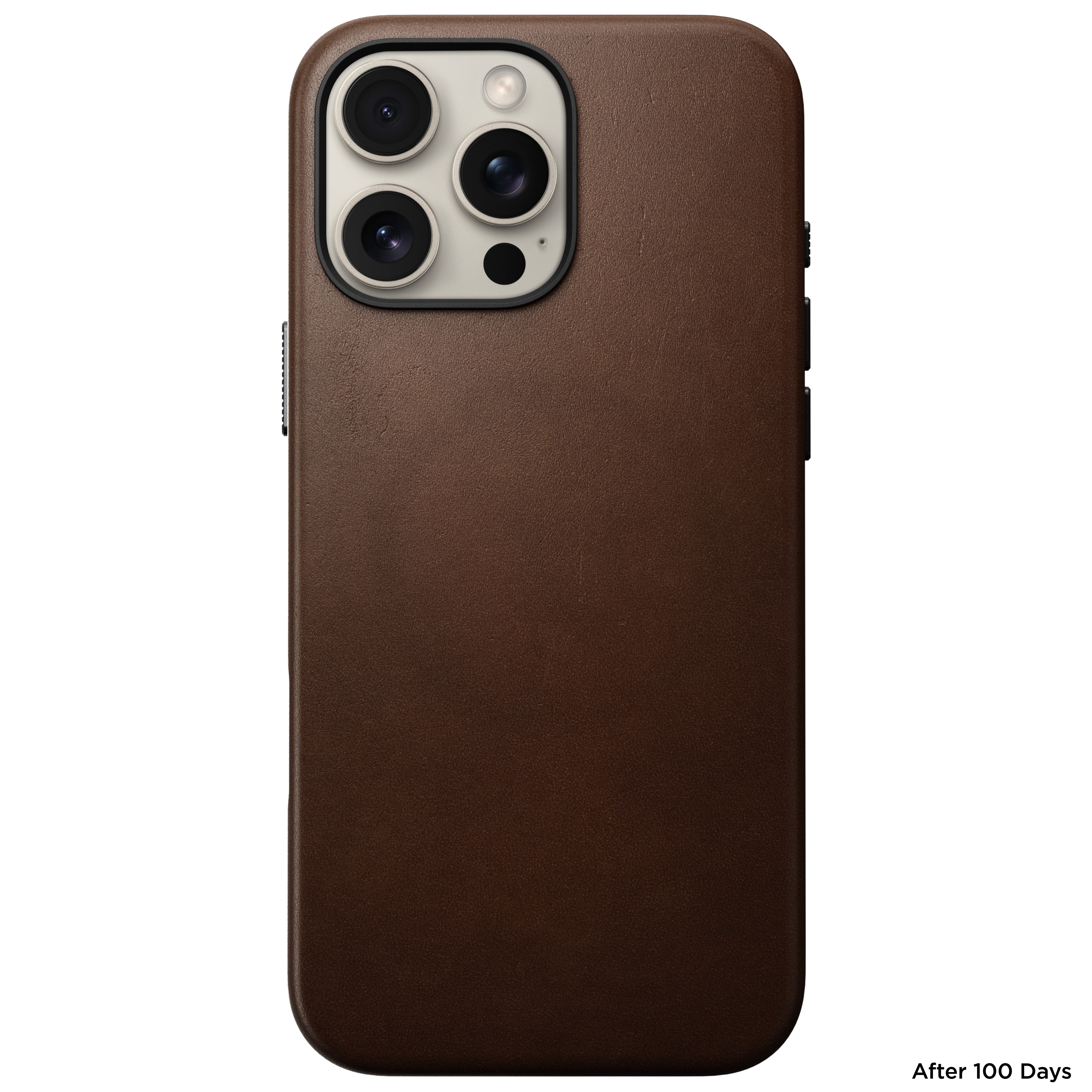 Coque en cuir Modern Leather pour iPhone 16 Pro Max