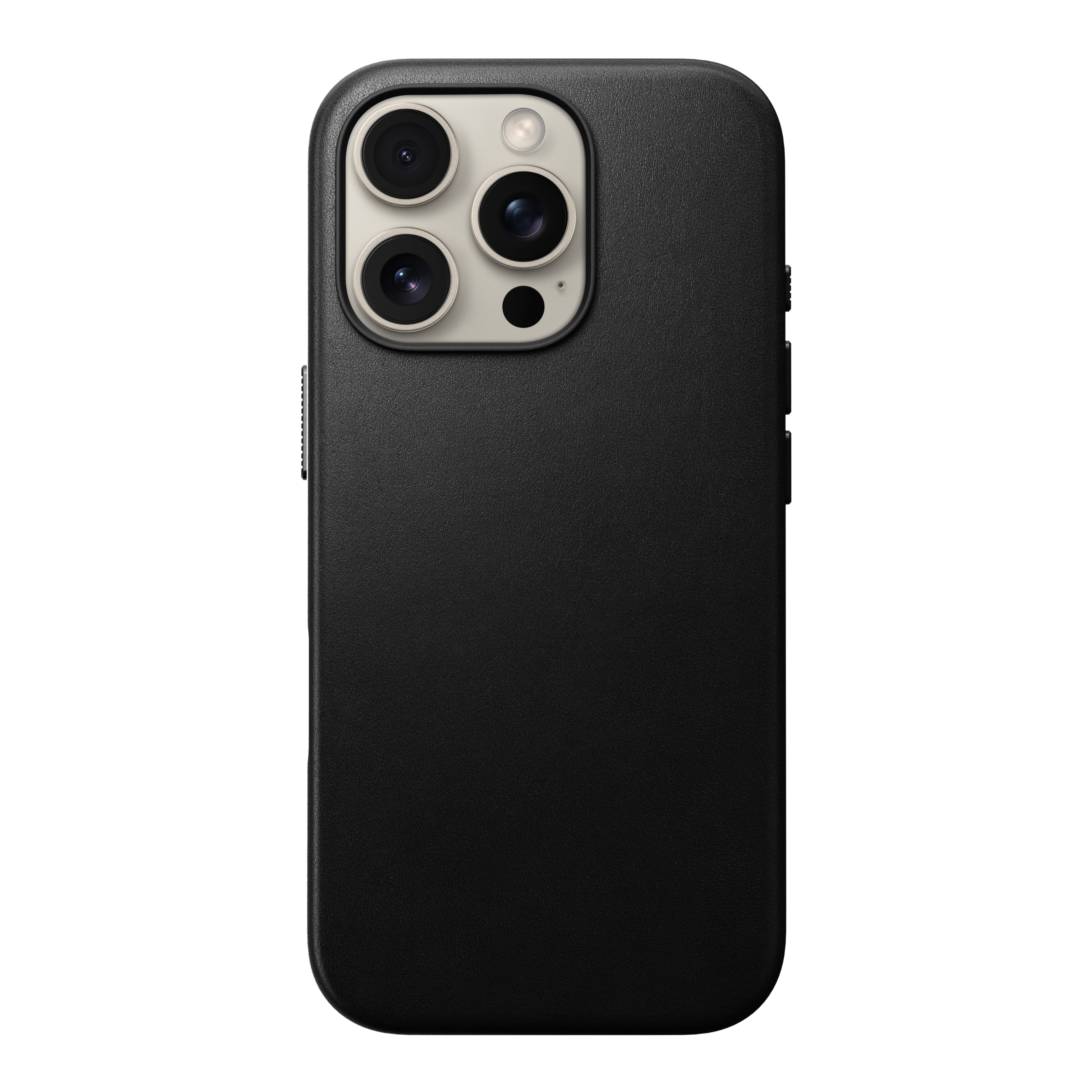 Coque en cuir Modern Leather pour iPhone 16 Pro