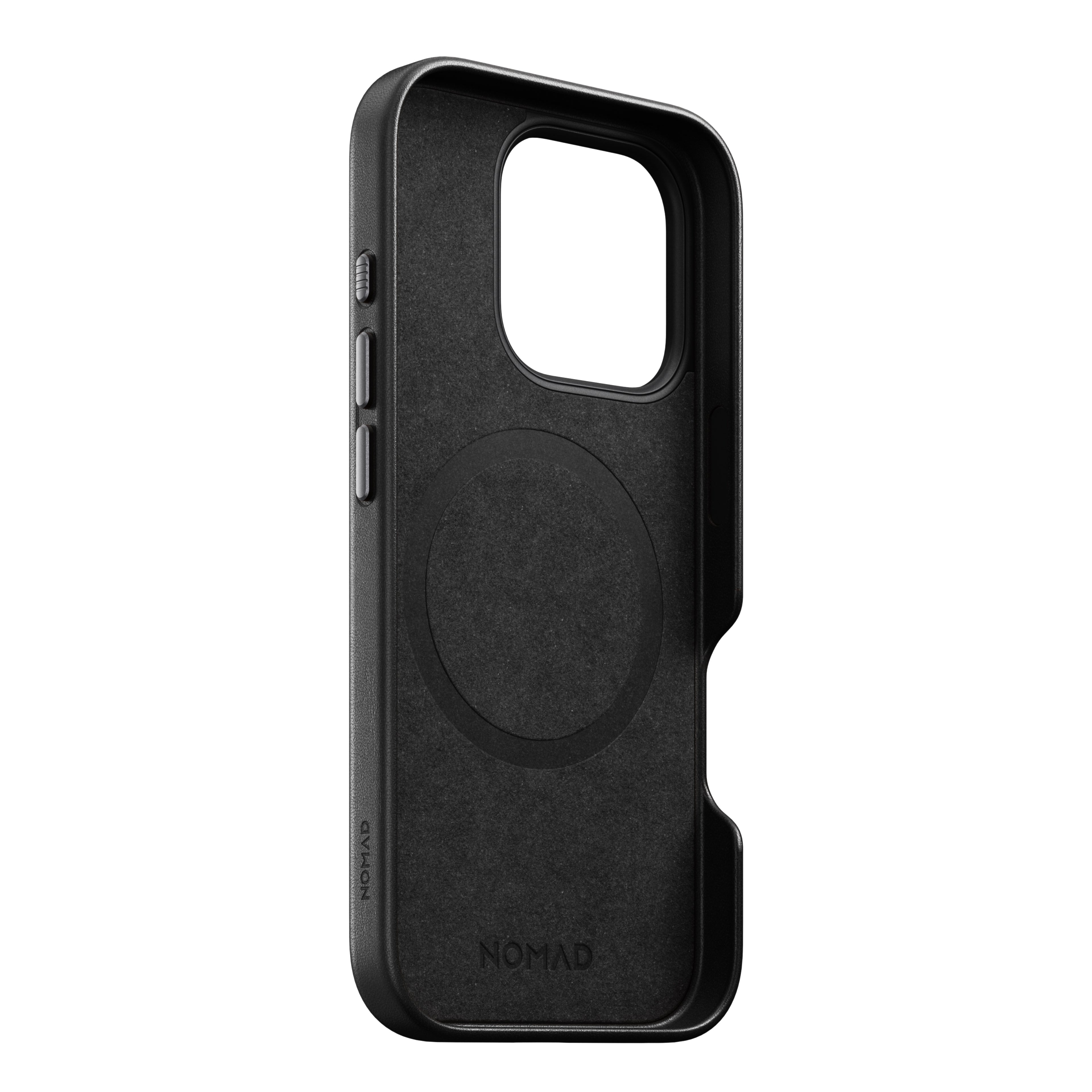 Coque en cuir Modern Leather pour iPhone 16 Pro