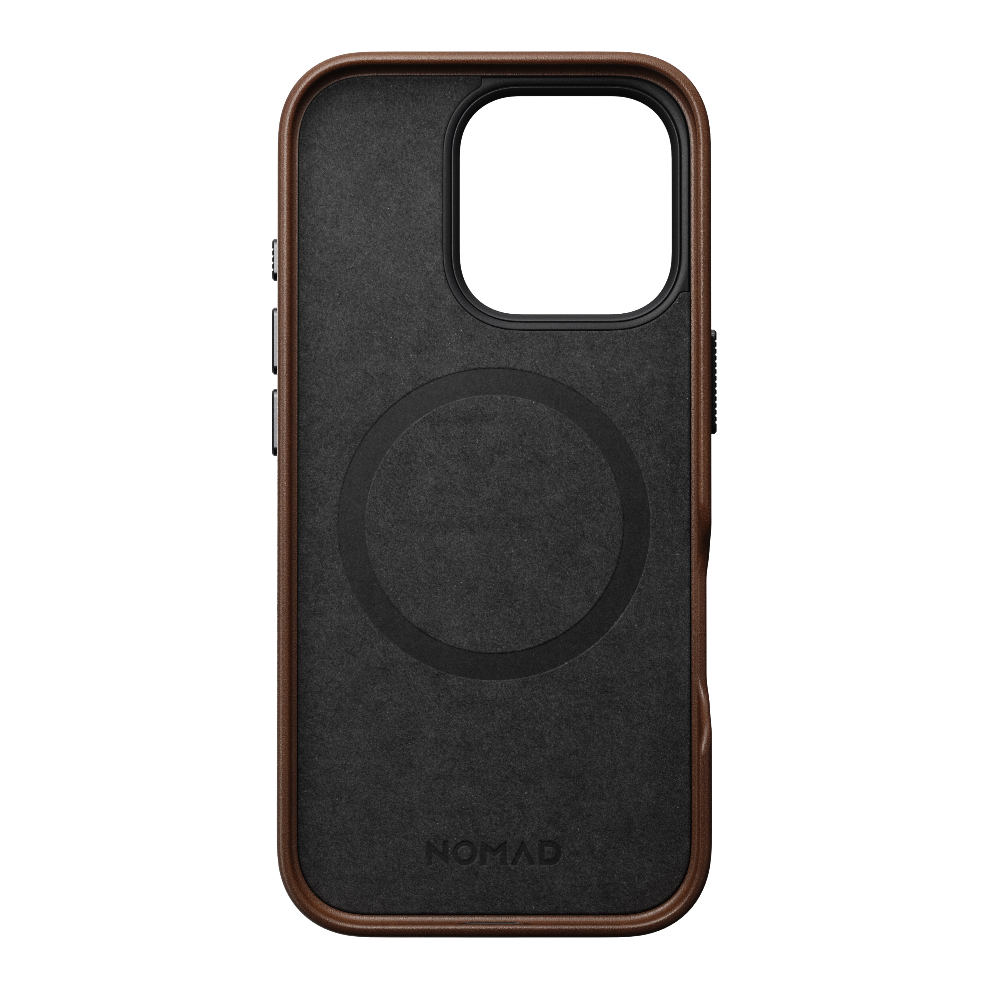 Coque en cuir Modern Leather pour iPhone 16 Pro