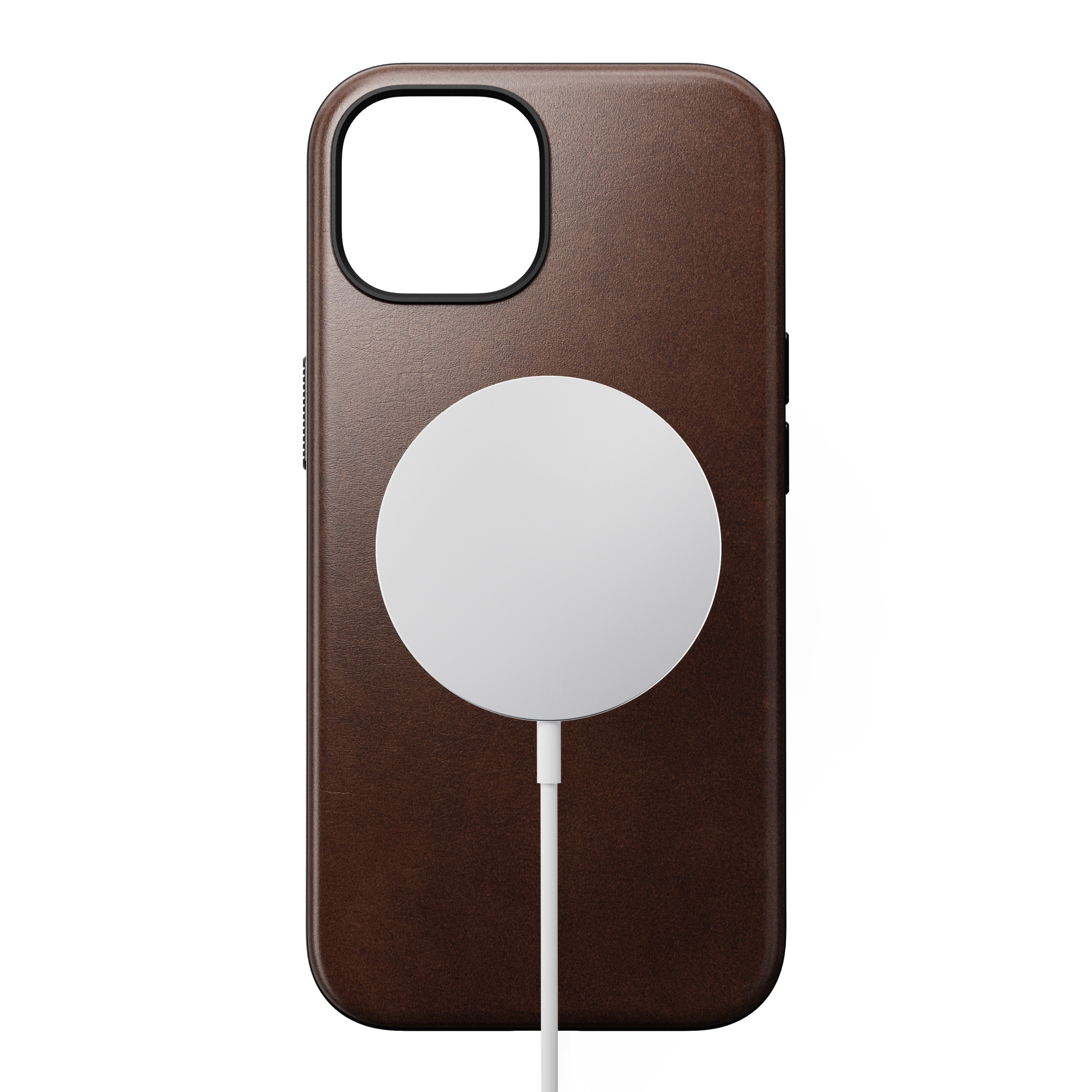 Coque en cuir Modern Leather ( Horween ) pour iPhone 15