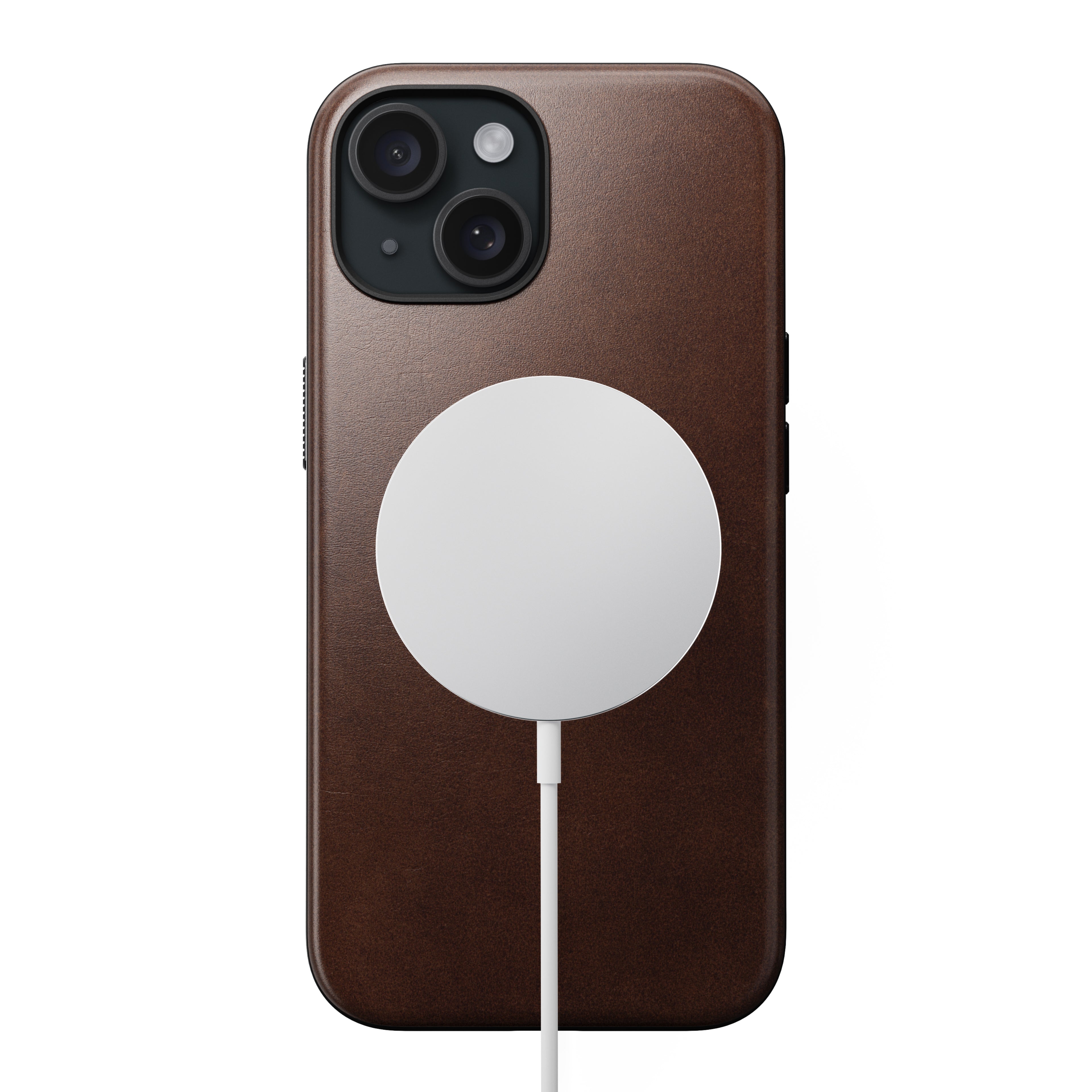 Coque en cuir Modern Leather ( Horween ) pour iPhone 15