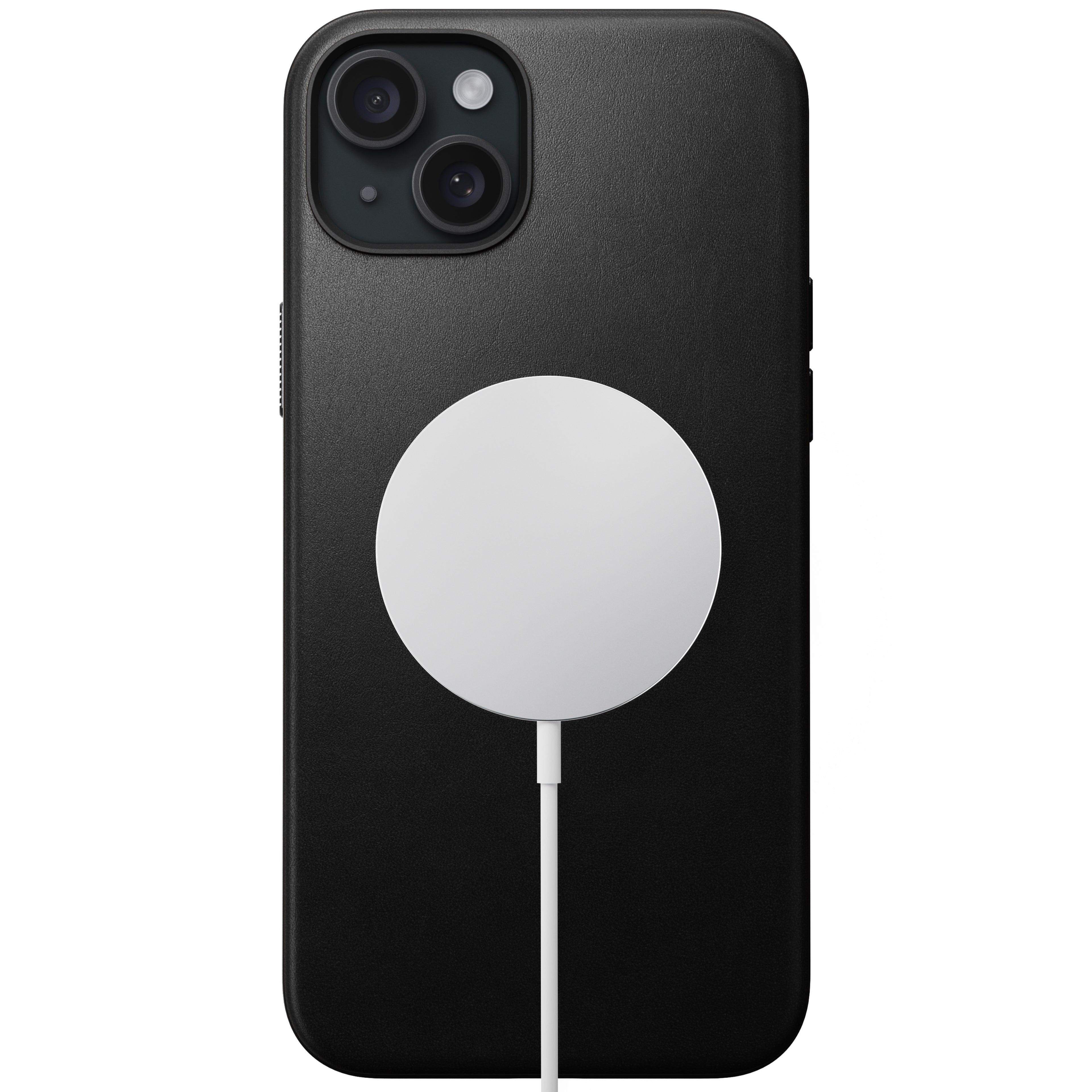 Coque en cuir Modern Leather pour iPhone 15 Plus