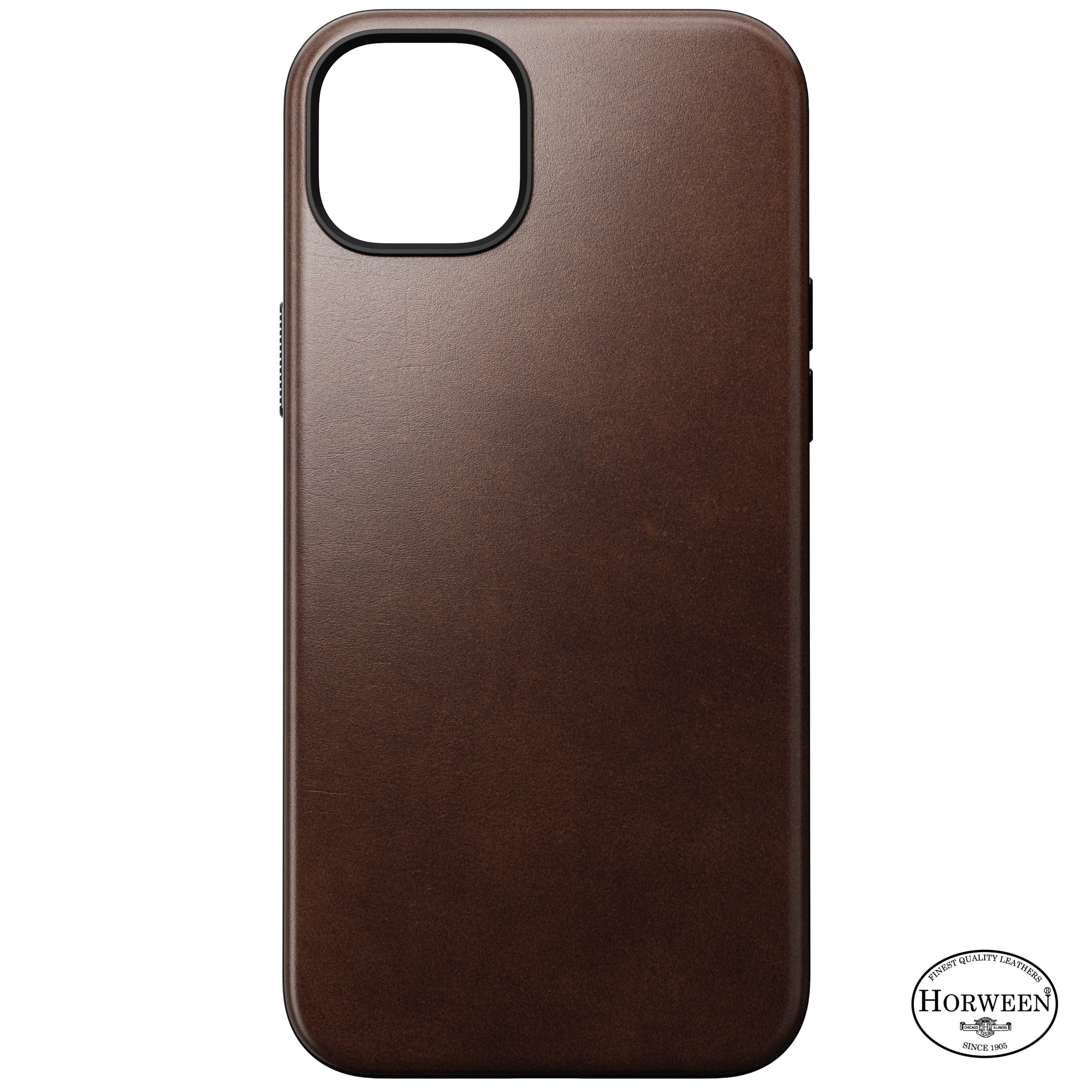 Coque en cuir Modern Leather ( Horween ) pour iPhone 15 Plus