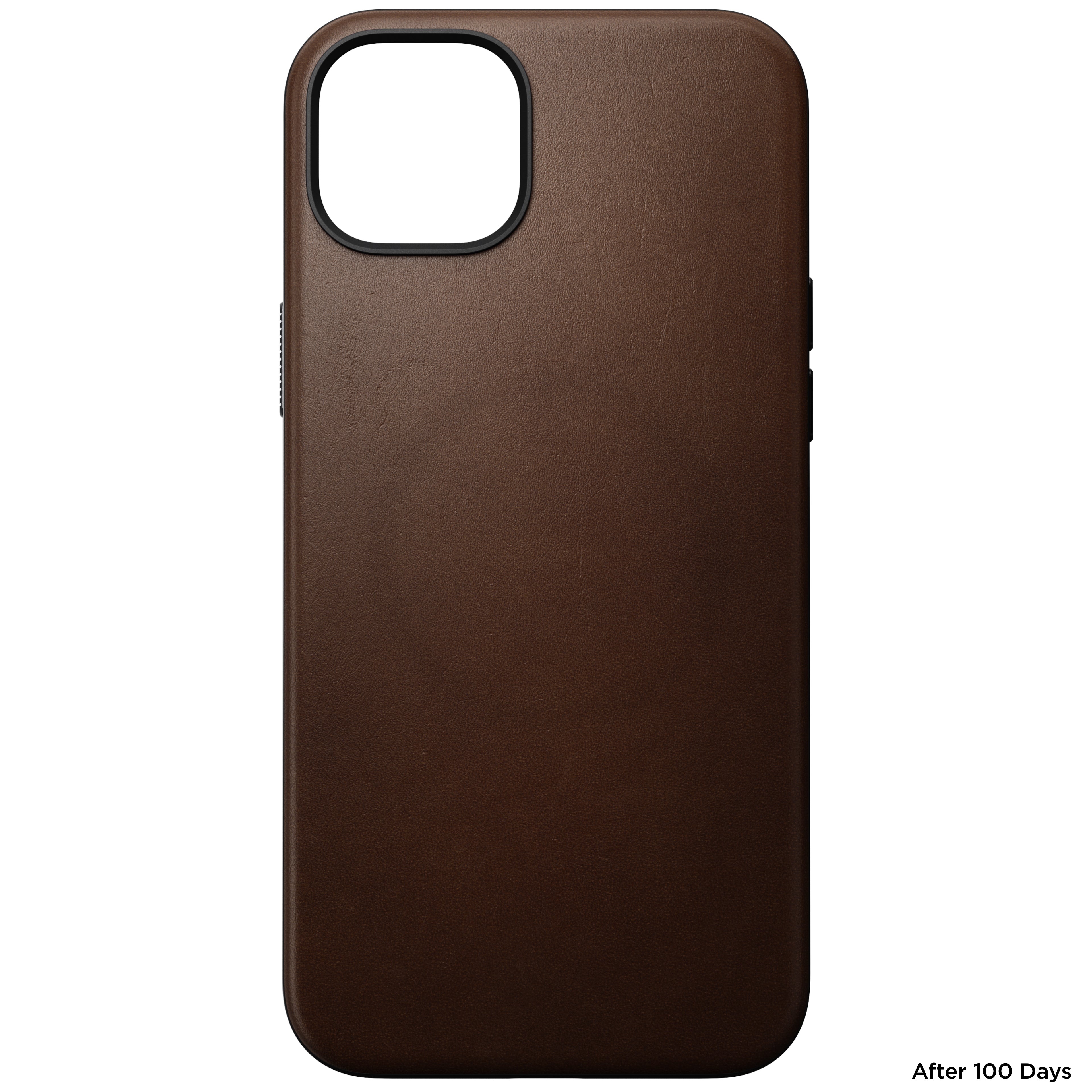 Coque en cuir Modern Leather pour iPhone 15 Plus