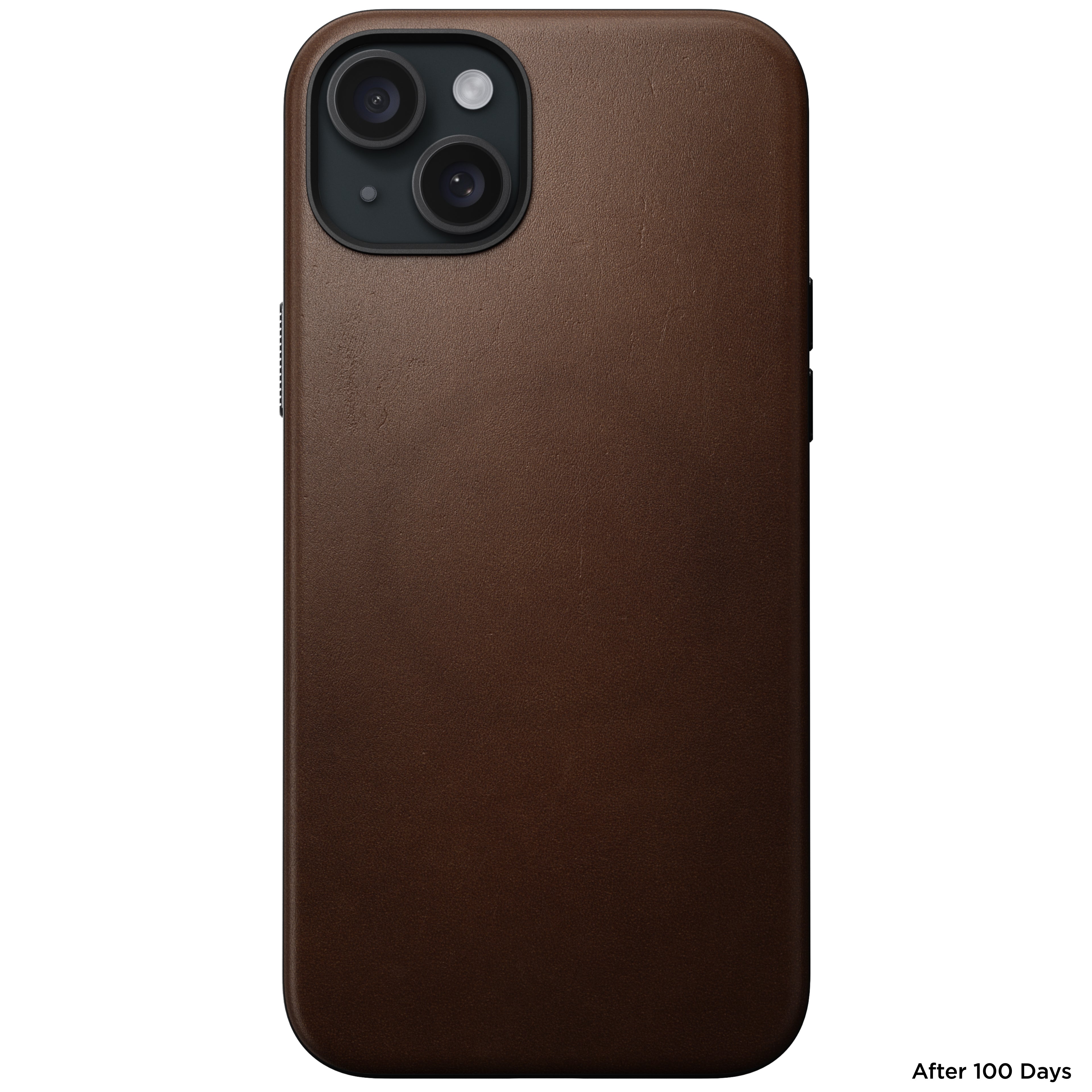 Coque en cuir Modern Leather pour iPhone 15 Plus