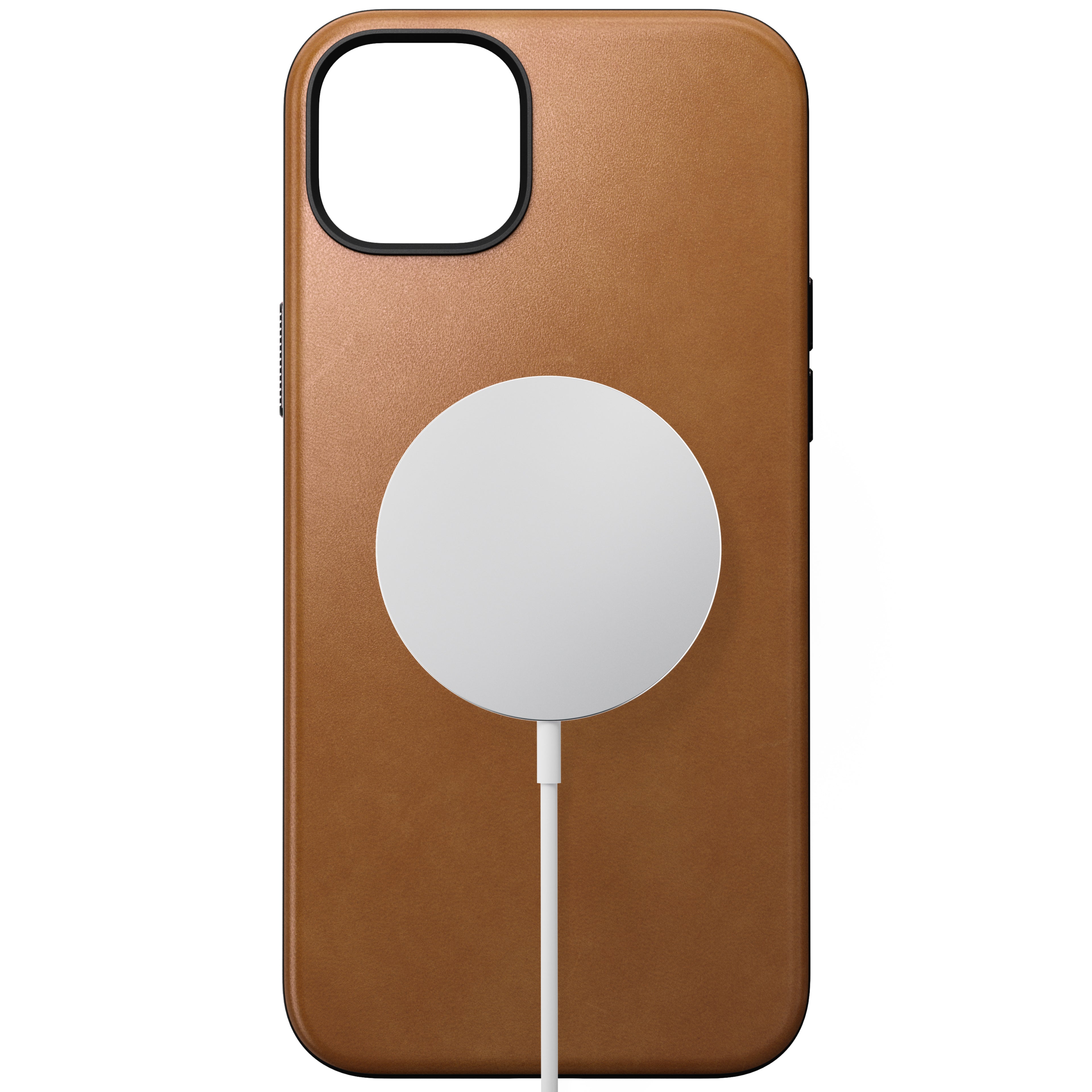 Coque en cuir Modern Leather pour iPhone 15 Plus