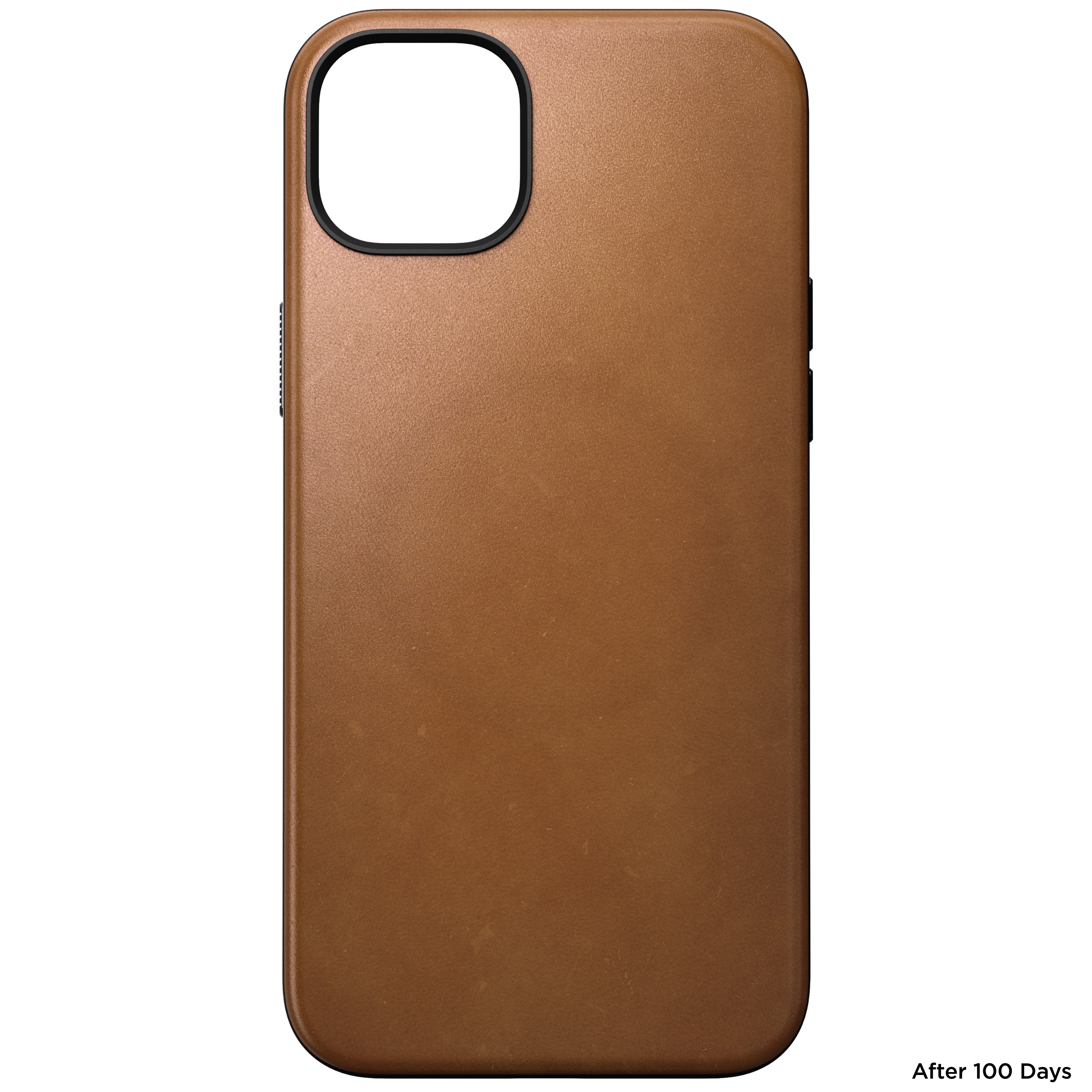 Coque en cuir Modern Leather pour iPhone 15 Plus