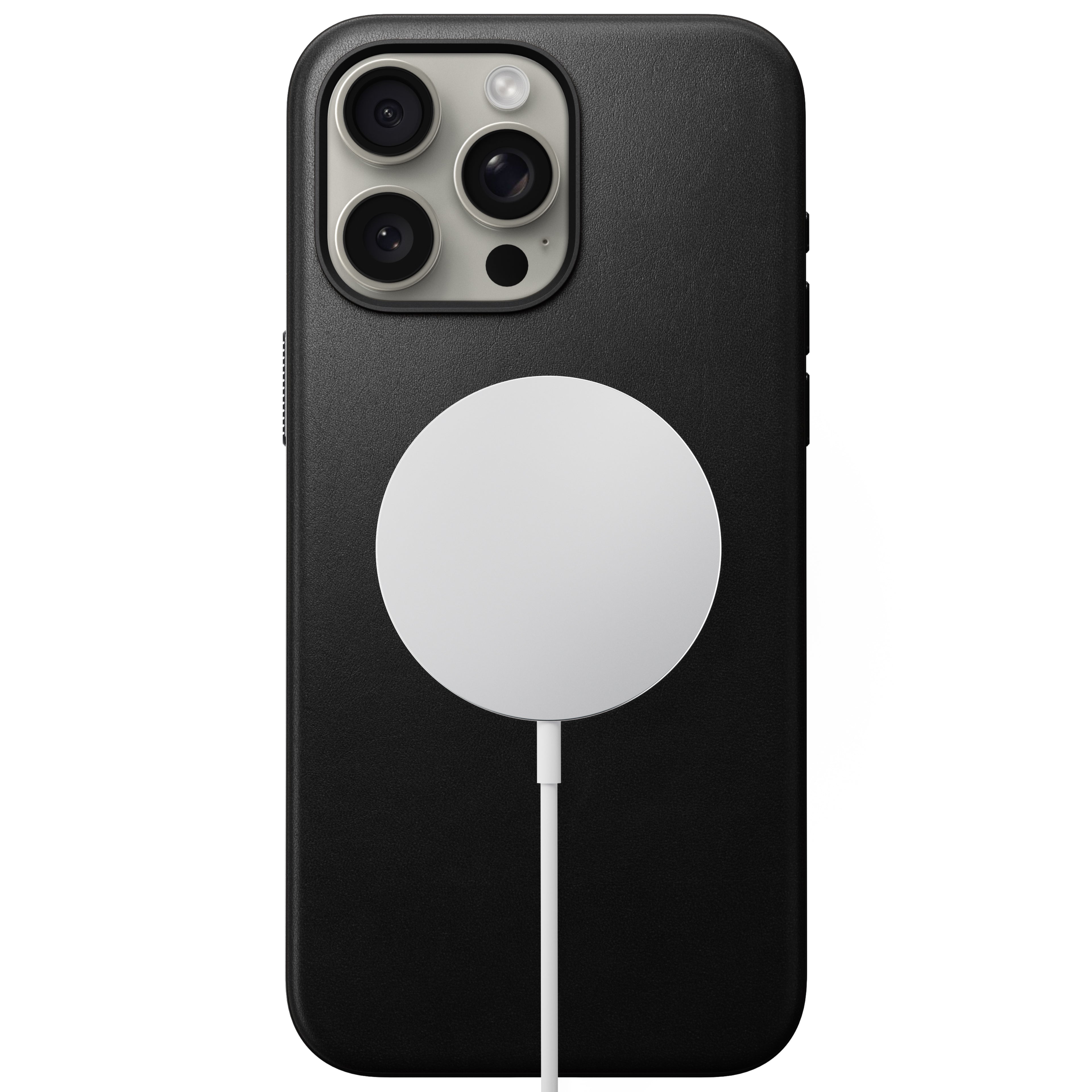 Coque en cuir Modern Leather pour iPhone 15 Pro Max