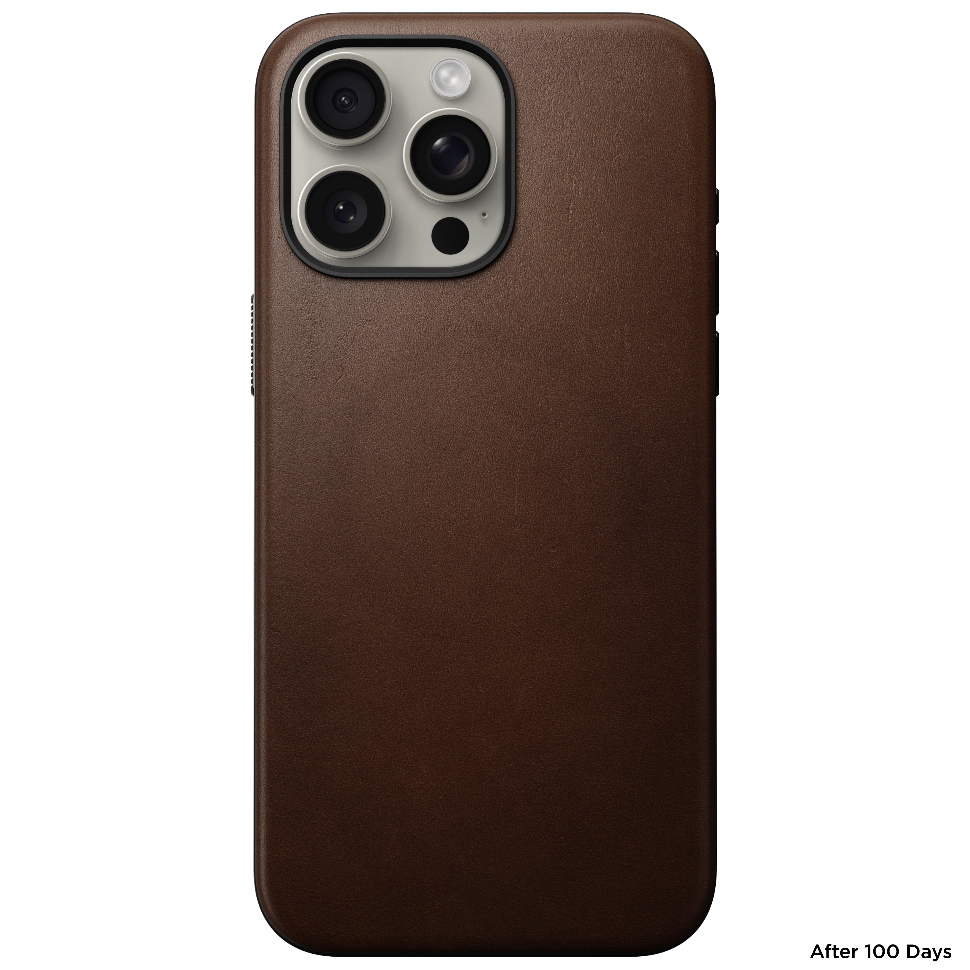 Coque en cuir Modern Leather pour iPhone 15 Pro Max
