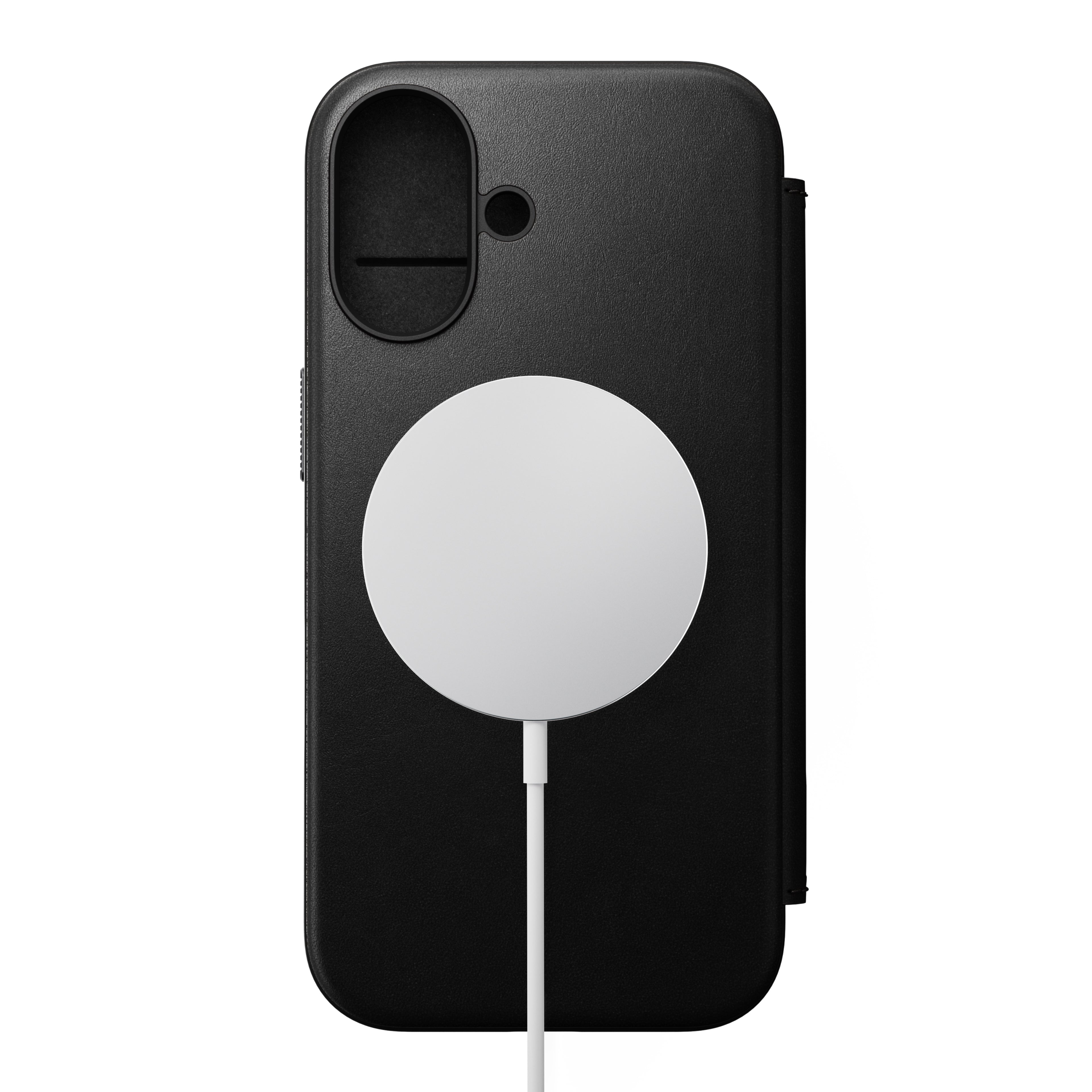 Folio en cuir Modern Leather Folio pour iPhone 16