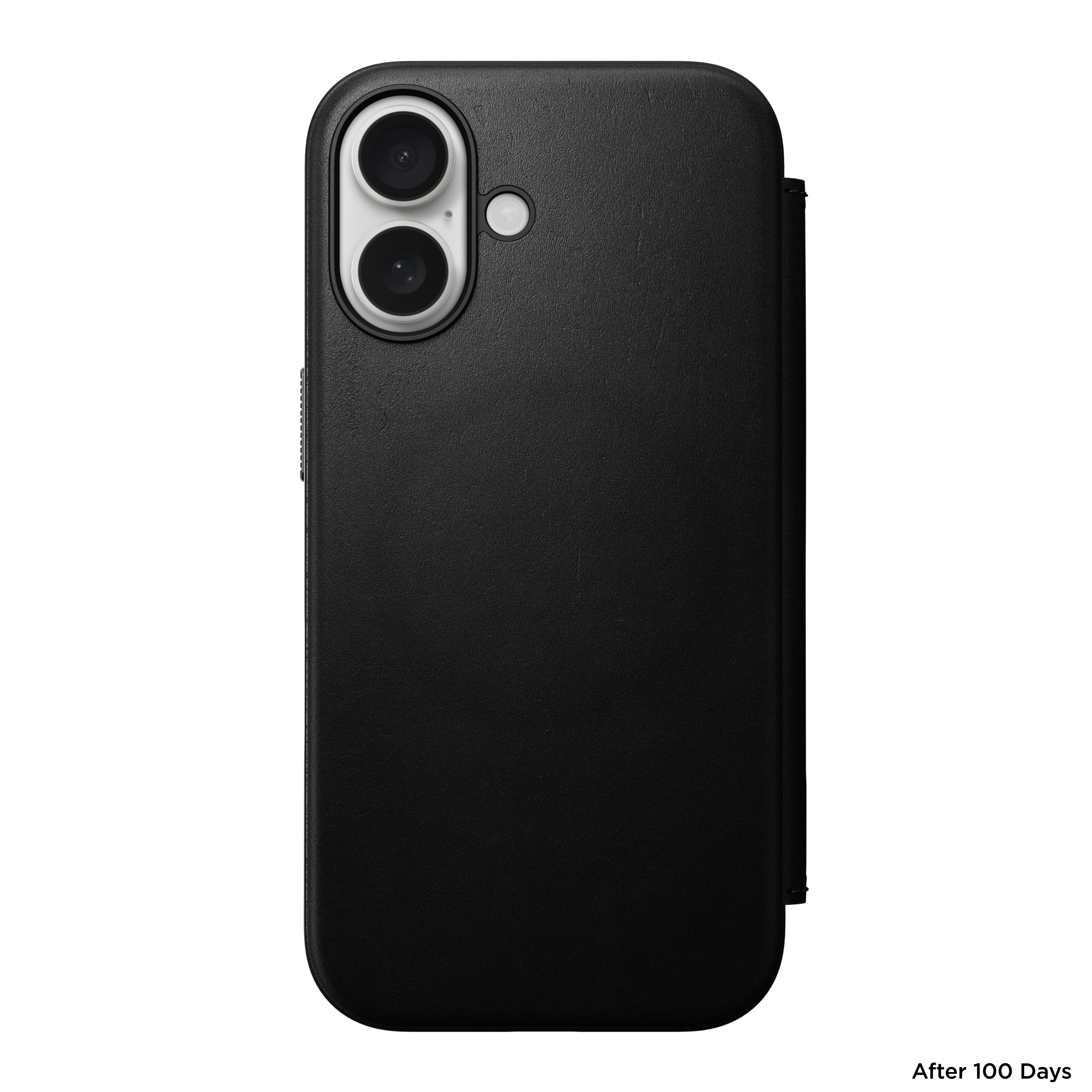 Folio en cuir Modern Leather Folio pour iPhone 16