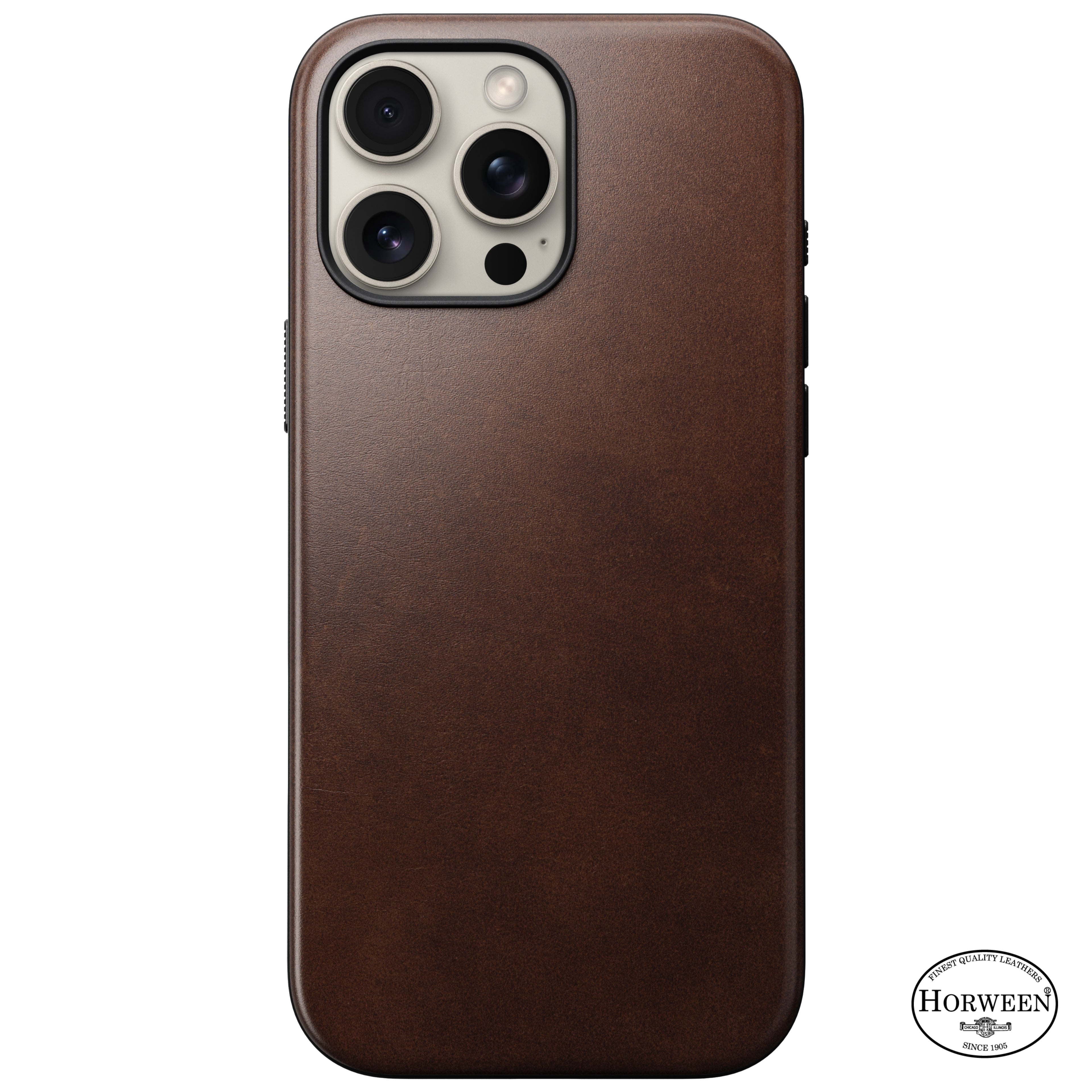 Coque en cuir Modern Leather ( Horween ) pour iPhone 16 Pro Max