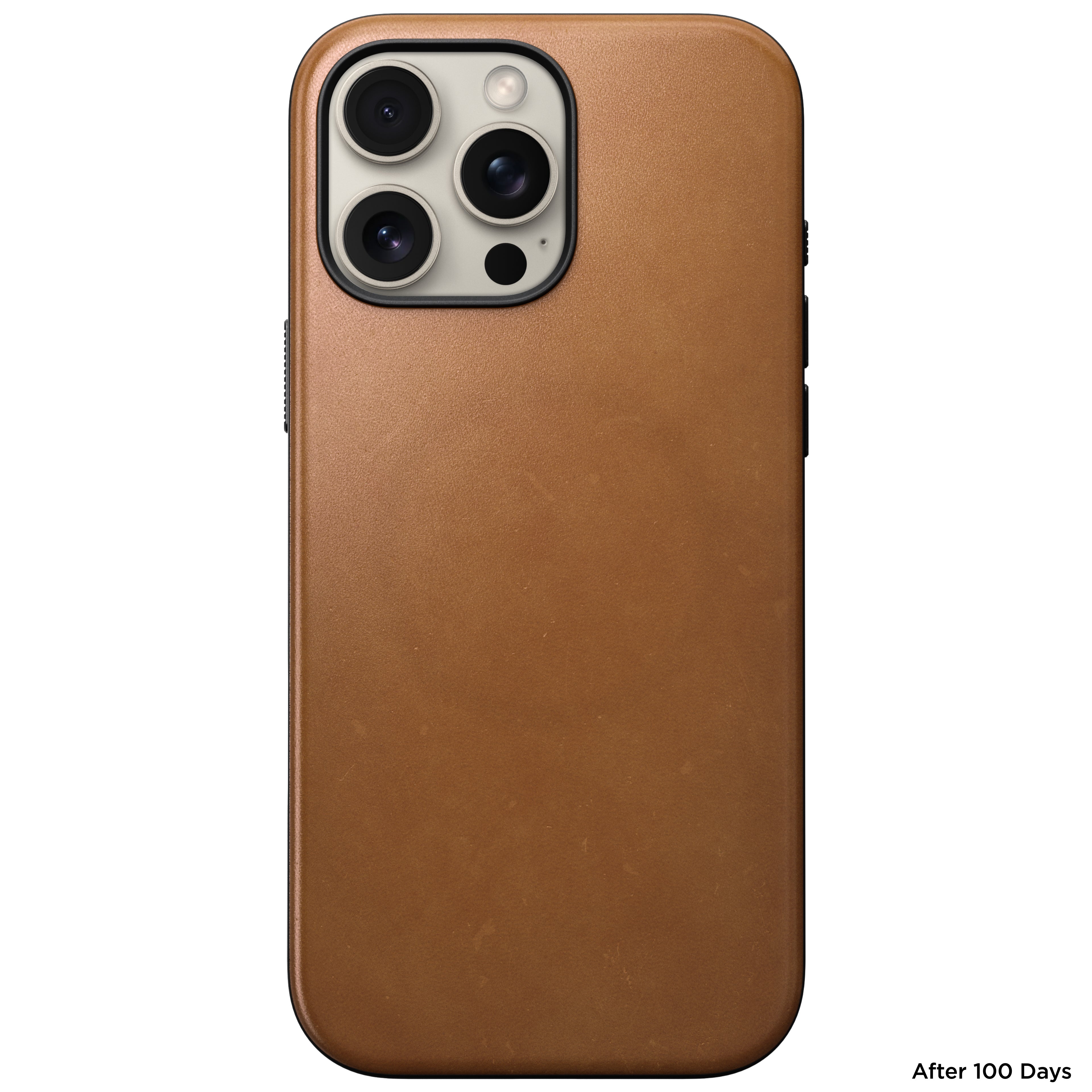 Coque en cuir Modern Leather pour iPhone 16 Pro Max