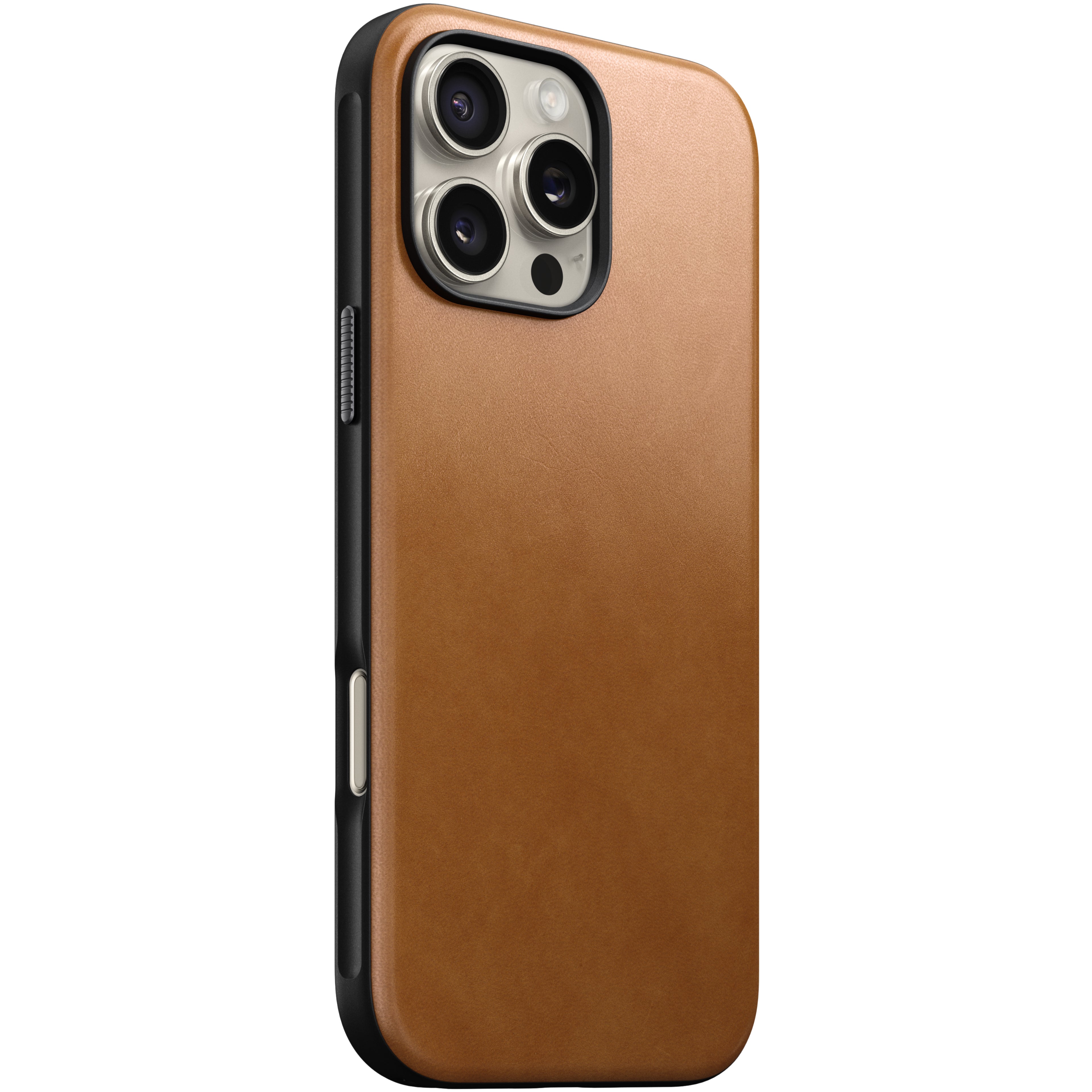 Coque en cuir Modern Leather pour iPhone 16 Pro Max