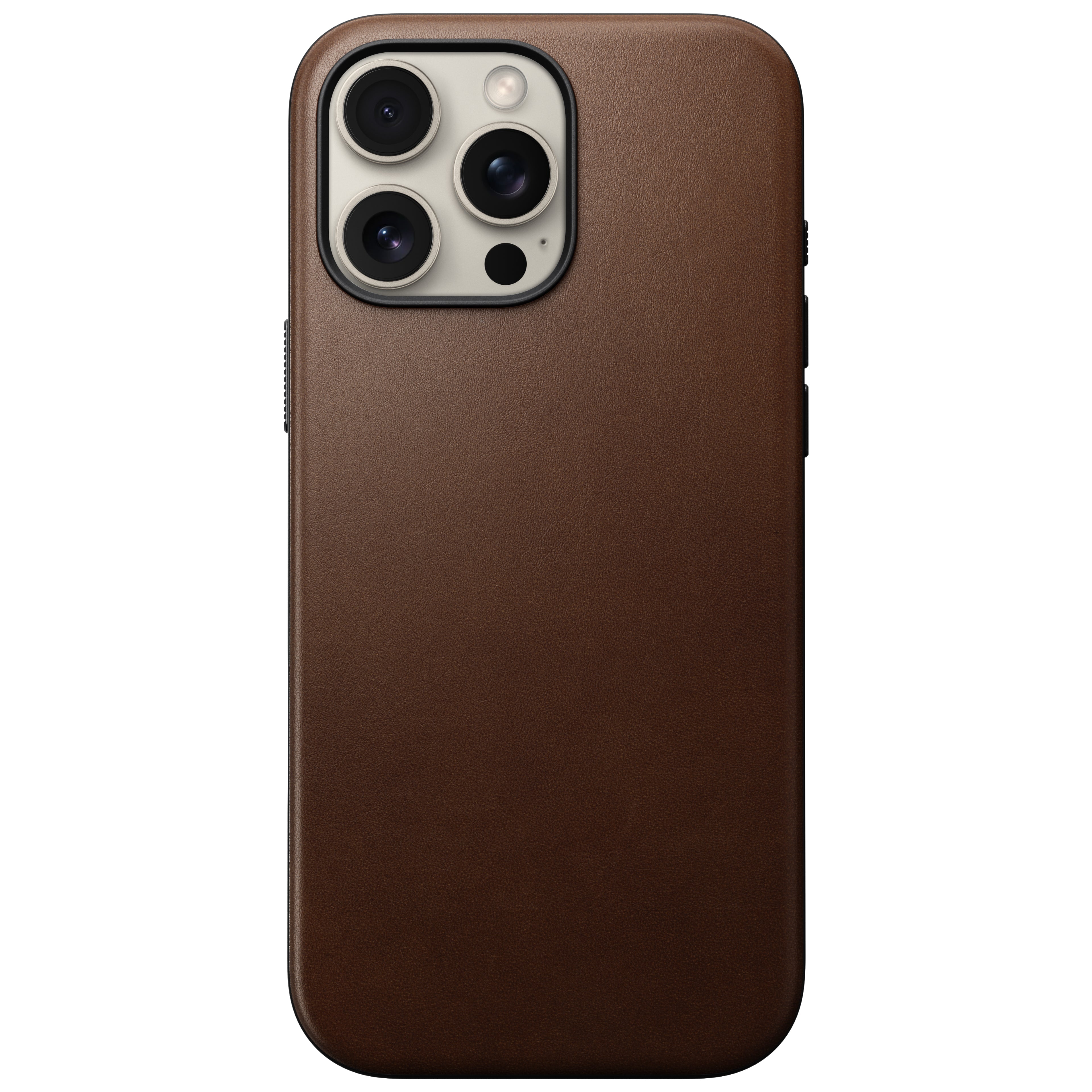 Coque en cuir Modern Leather pour iPhone 16 Pro Max