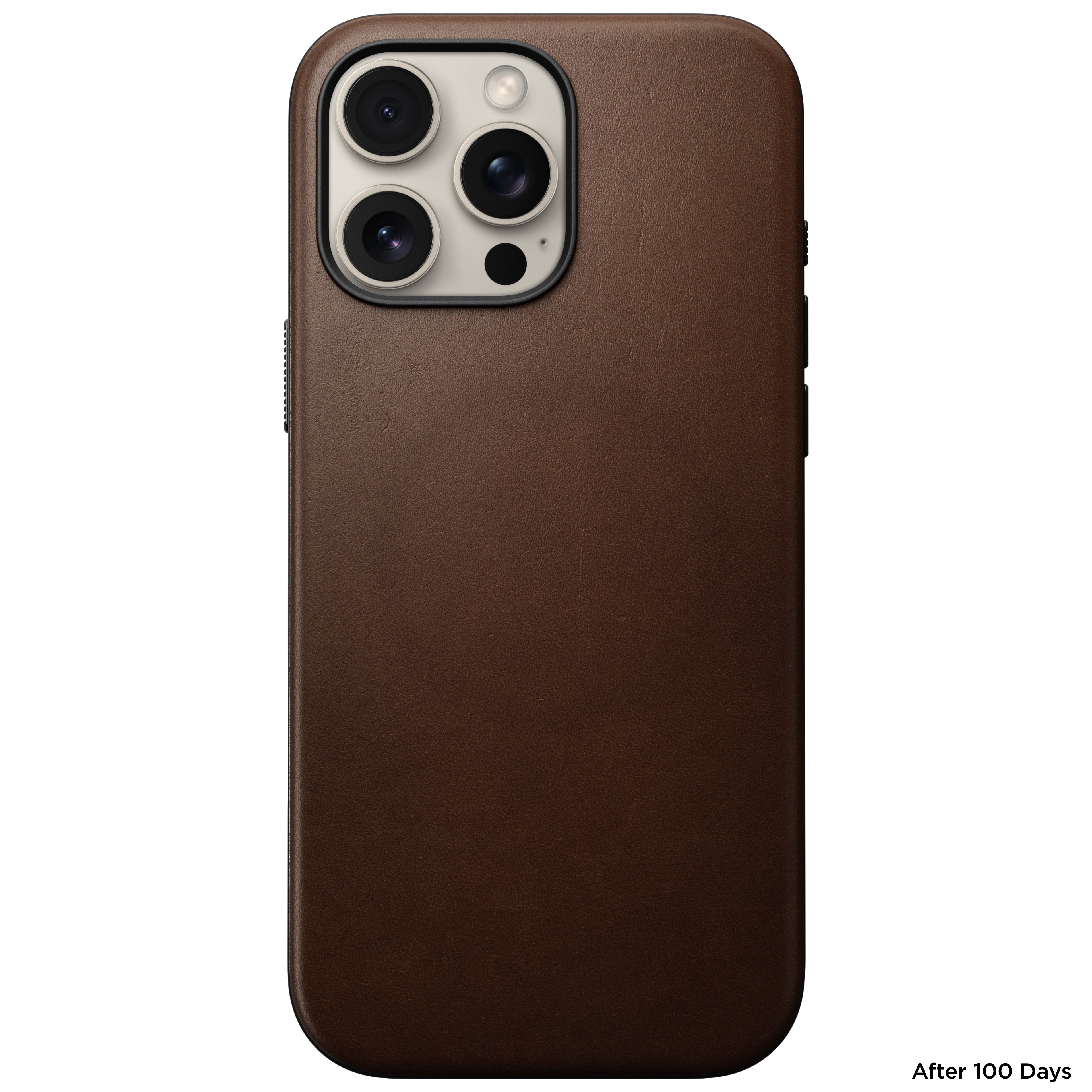 Coque en cuir Modern Leather pour iPhone 16 Pro Max