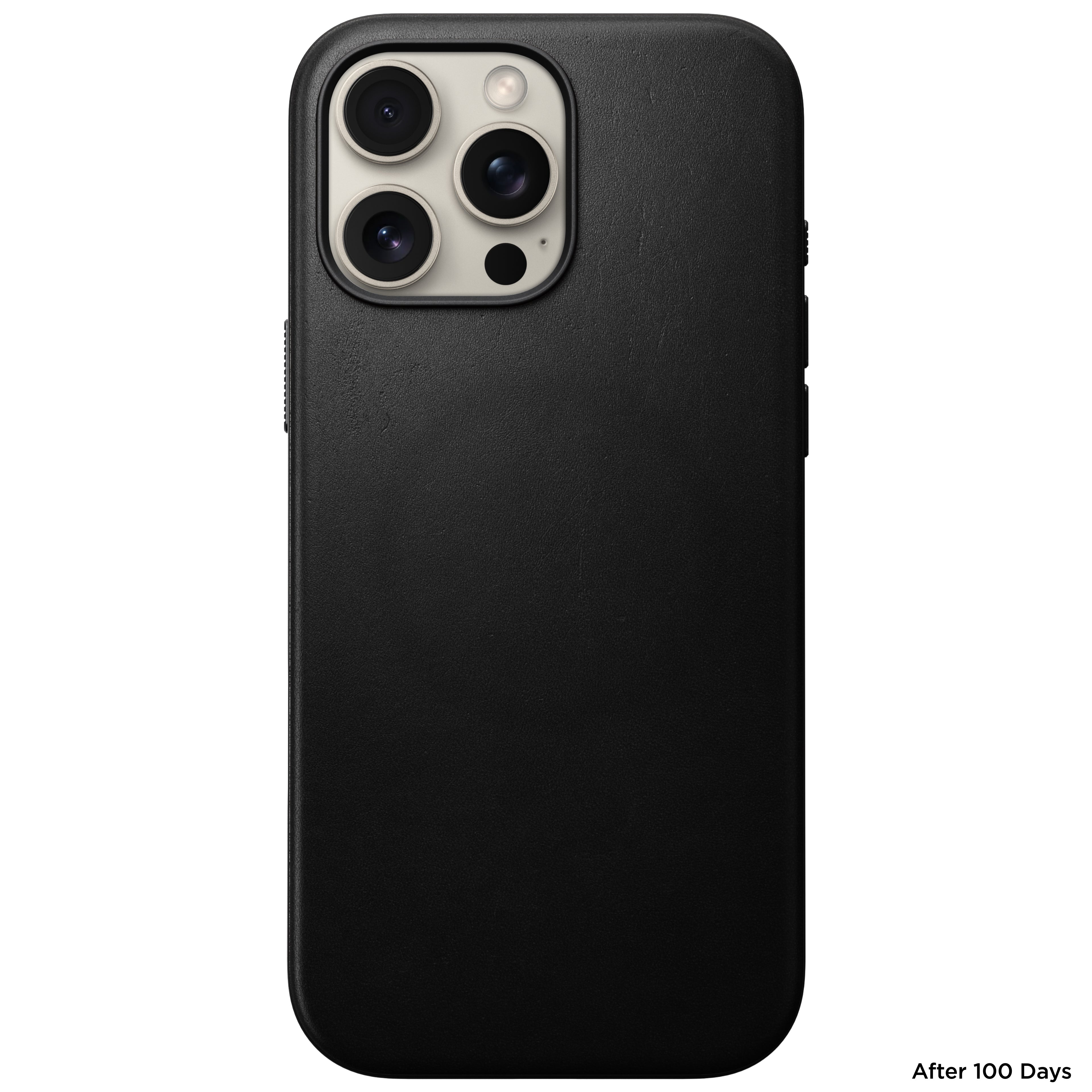 Coque en cuir Modern Leather pour iPhone 16 Pro Max