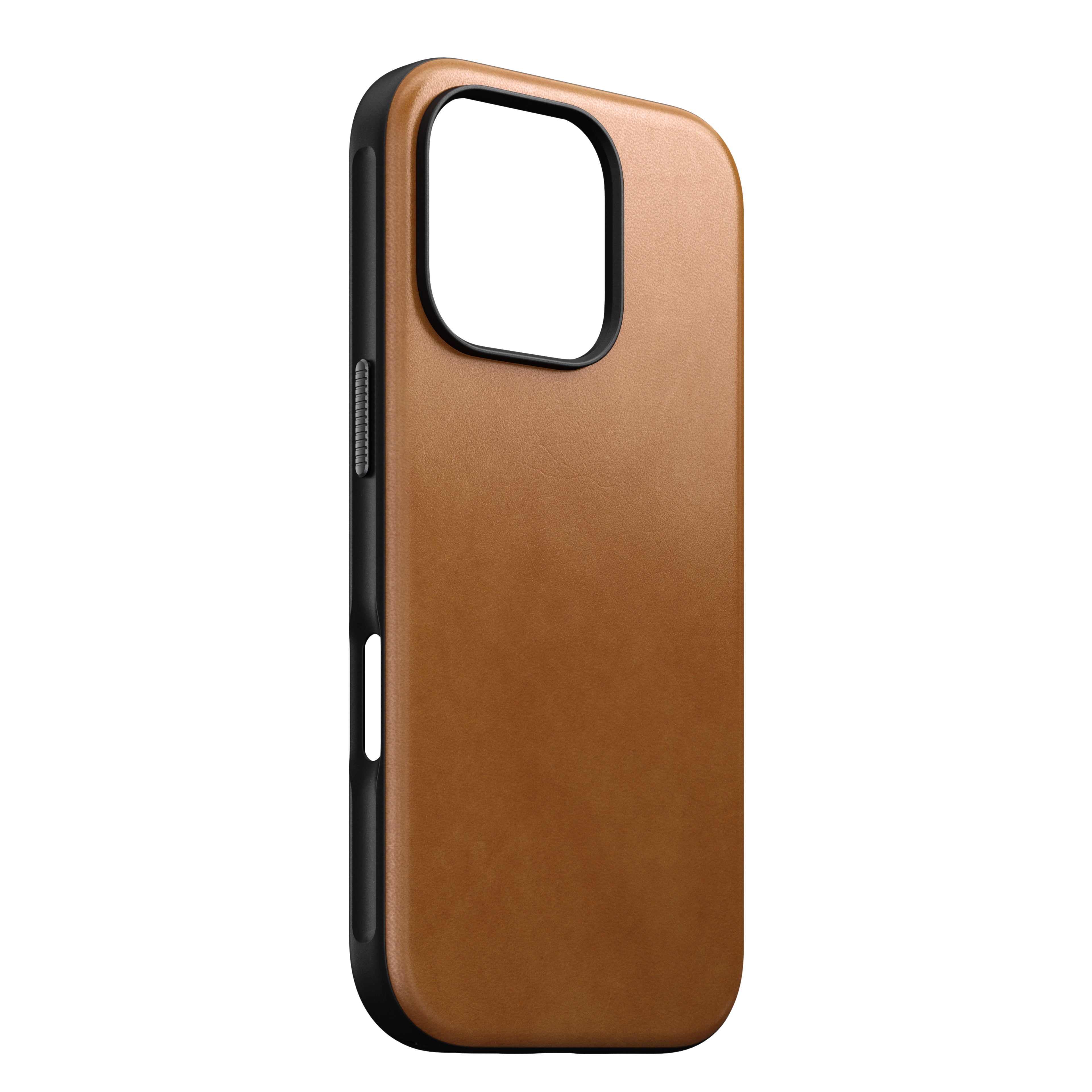 Coque en cuir Modern Leather pour iPhone 16 Pro