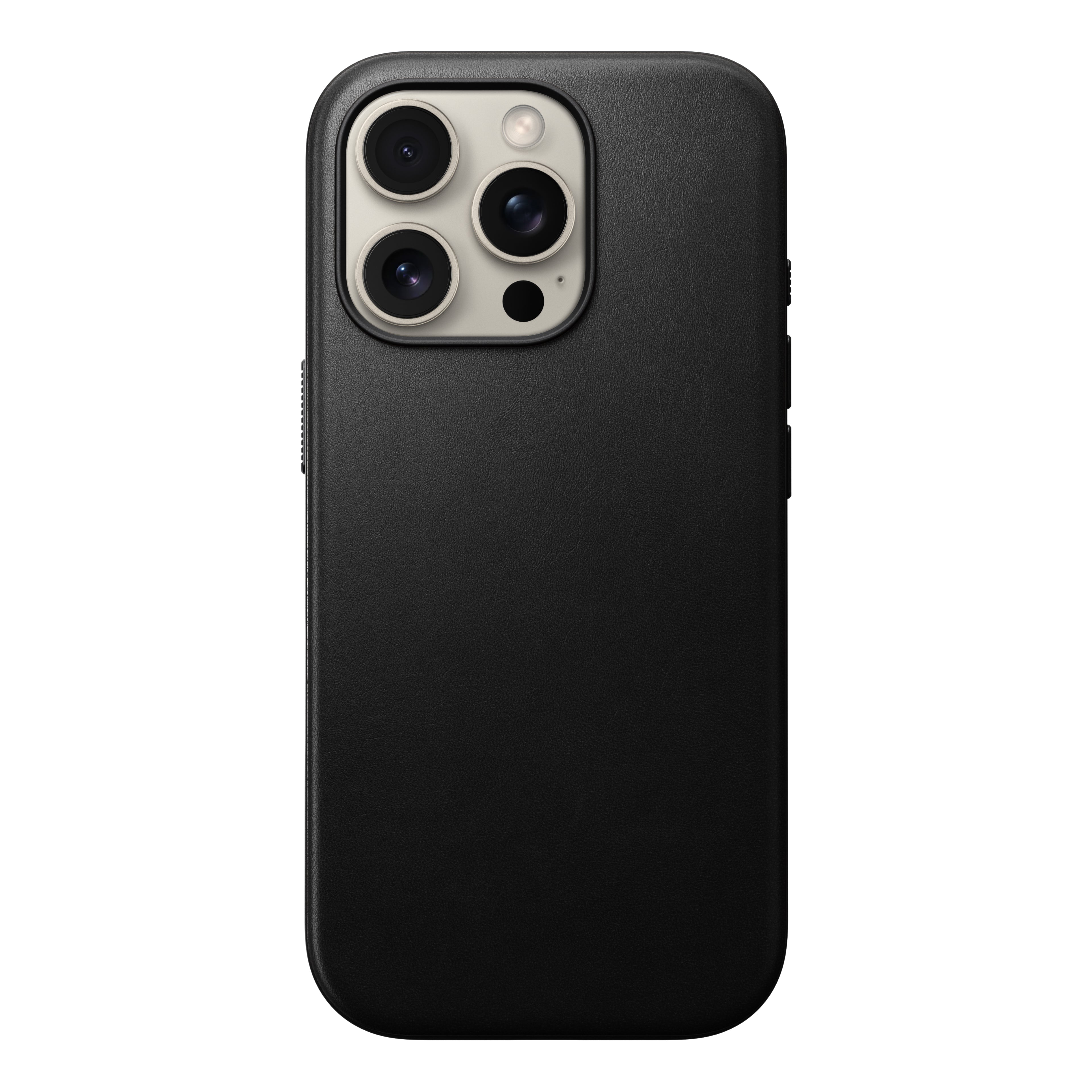 Coque en cuir Modern Leather pour iPhone 16 Pro