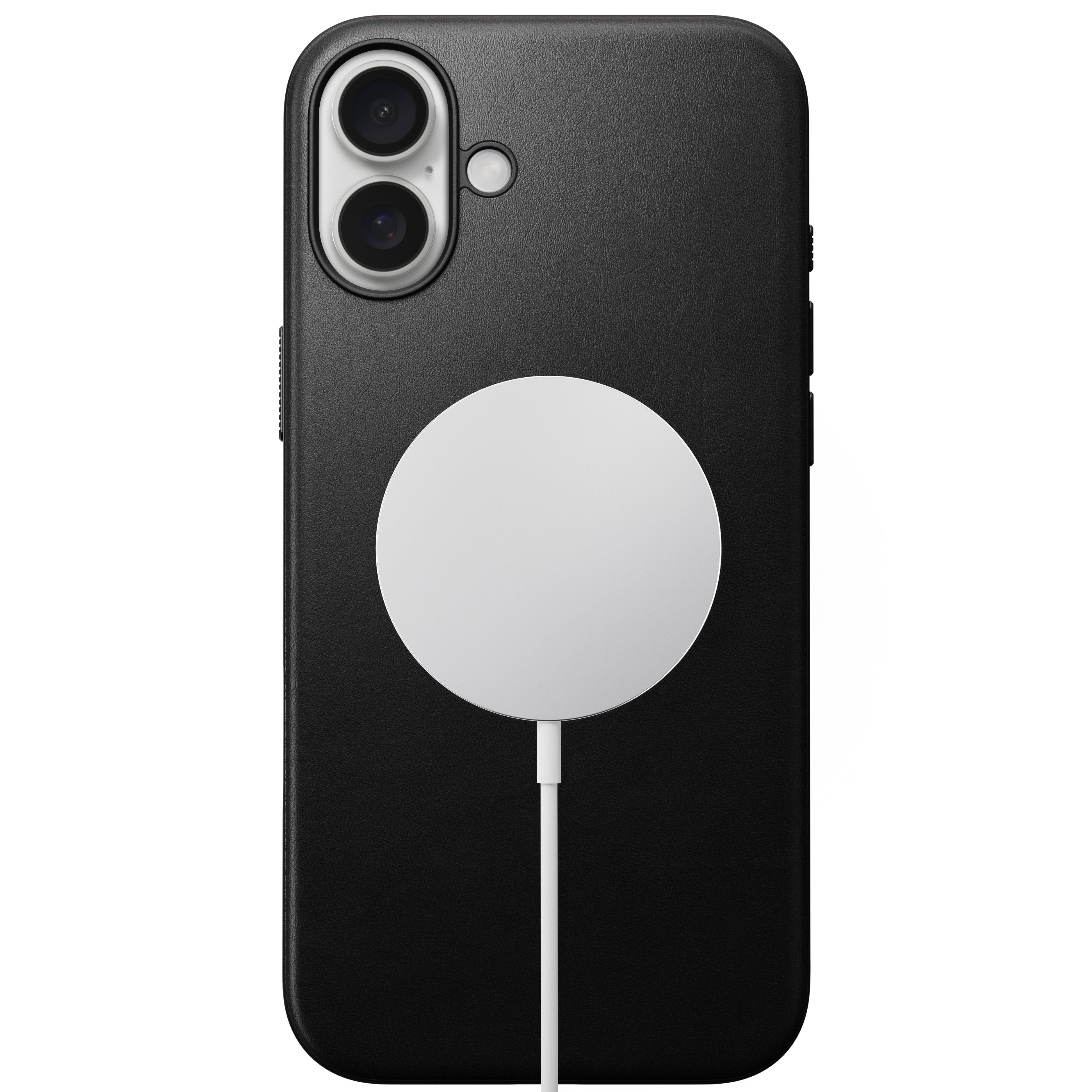 Coque en cuir Modern Leather pour iPhone 16 Plus