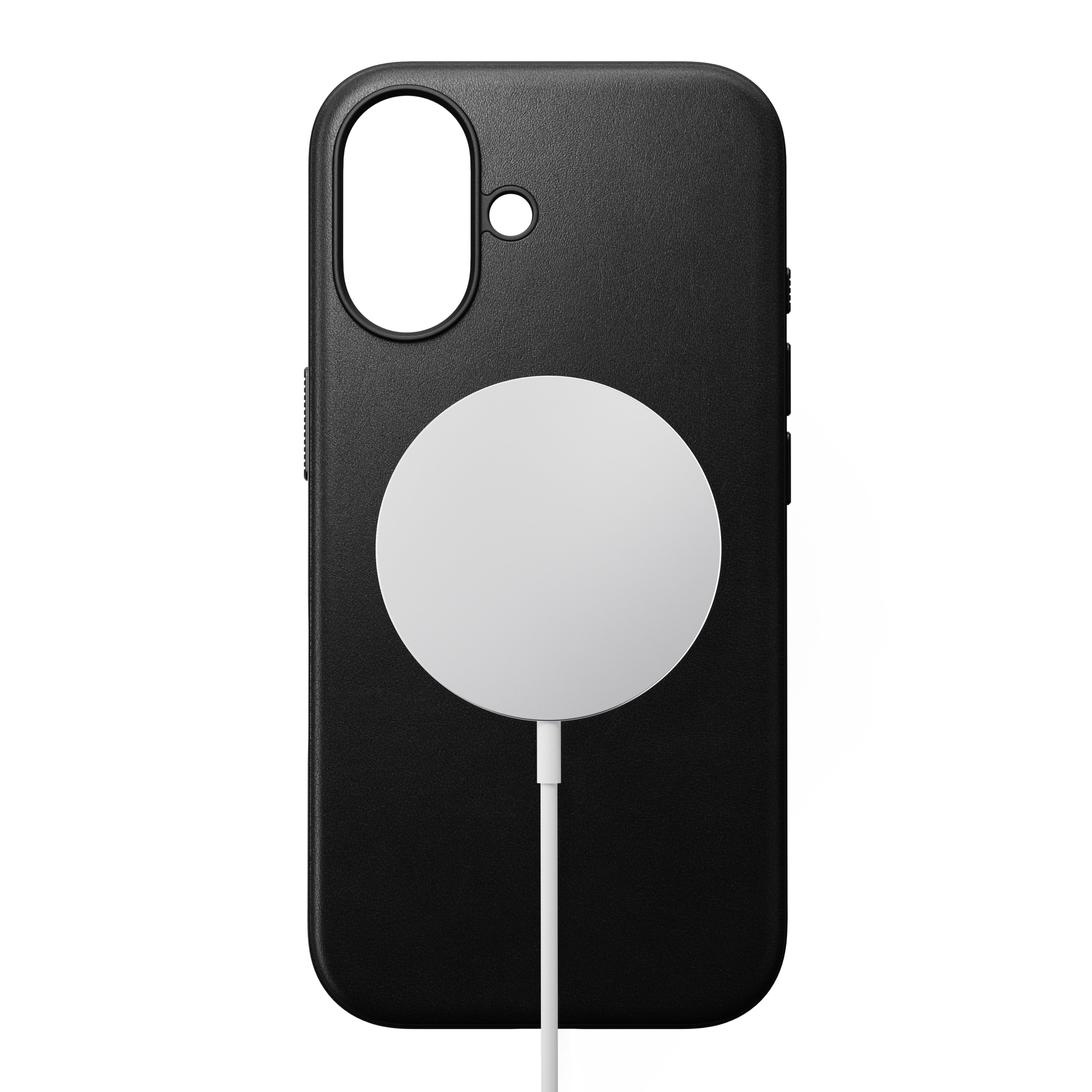 Coque en cuir Modern Leather pour iPhone 16