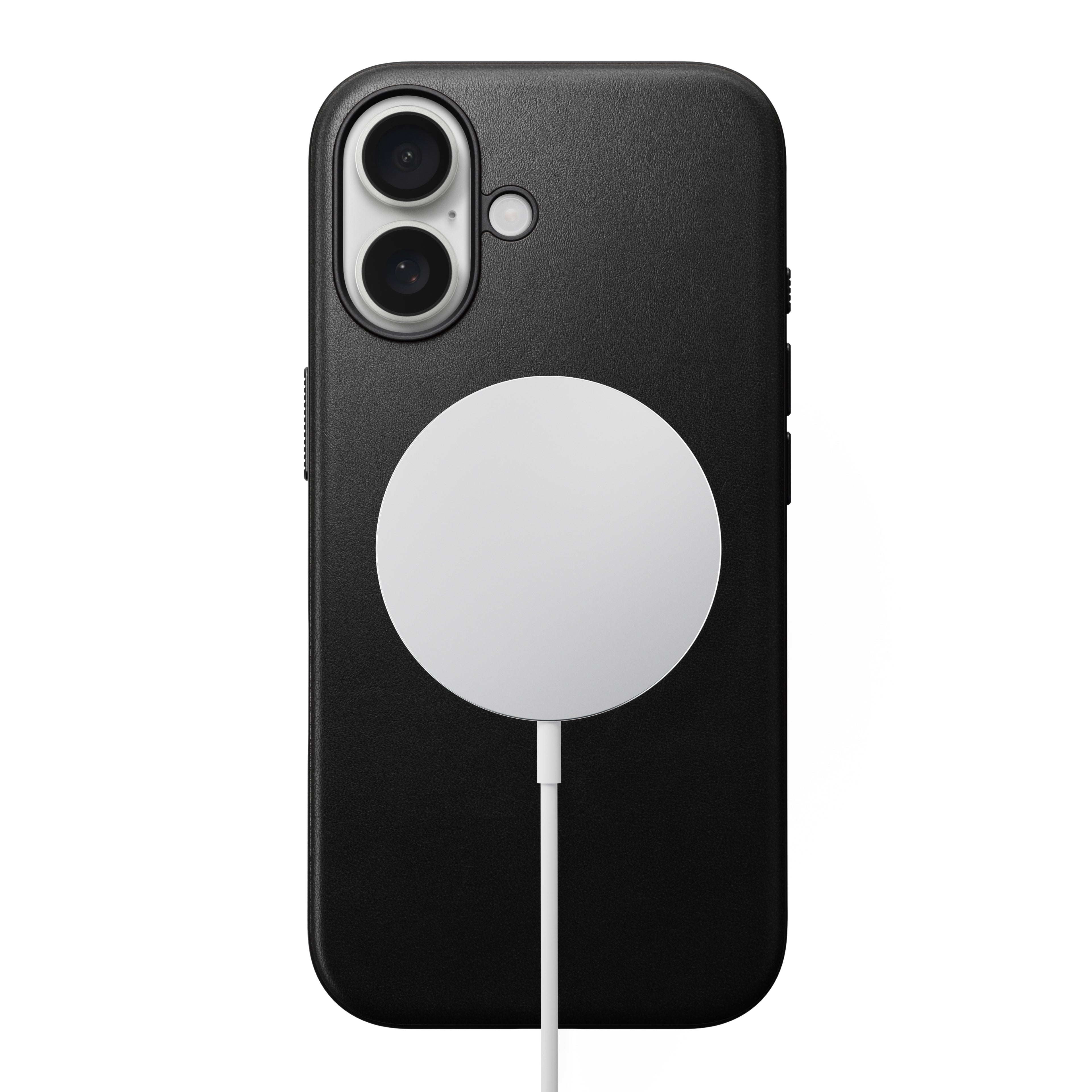 Coque en cuir Modern Leather pour iPhone 16