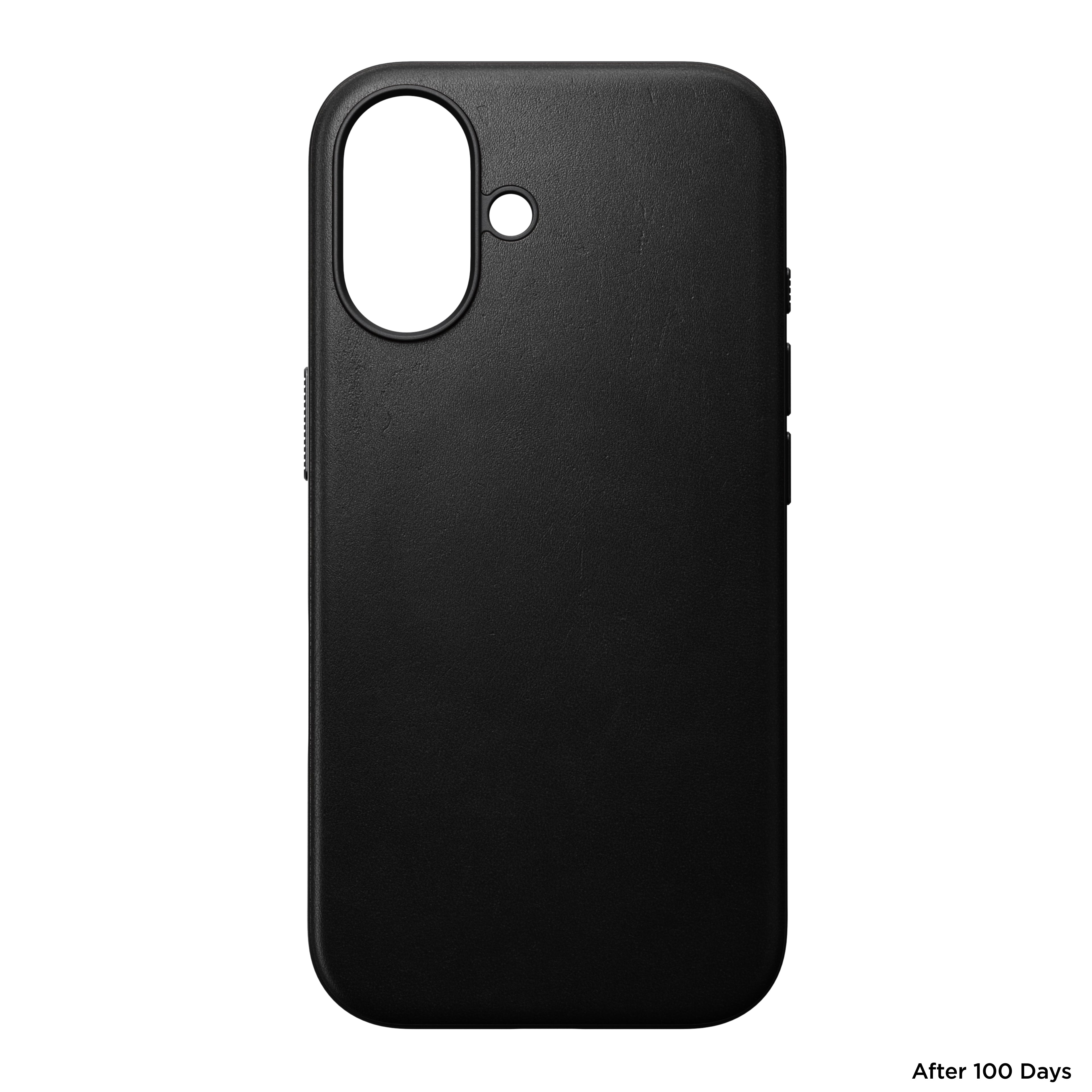 Coque en cuir Modern Leather pour iPhone 16