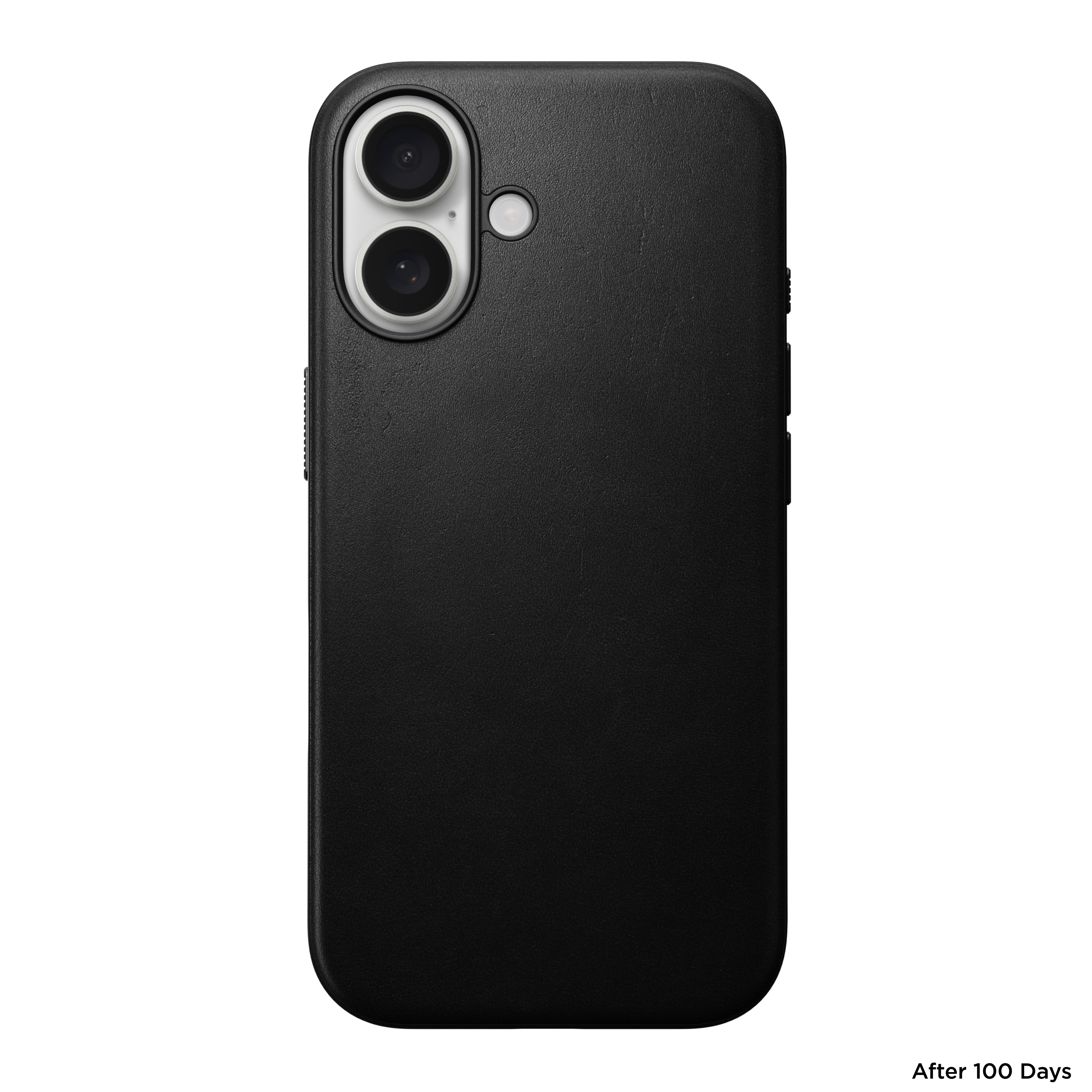 Coque en cuir Modern Leather pour iPhone 16