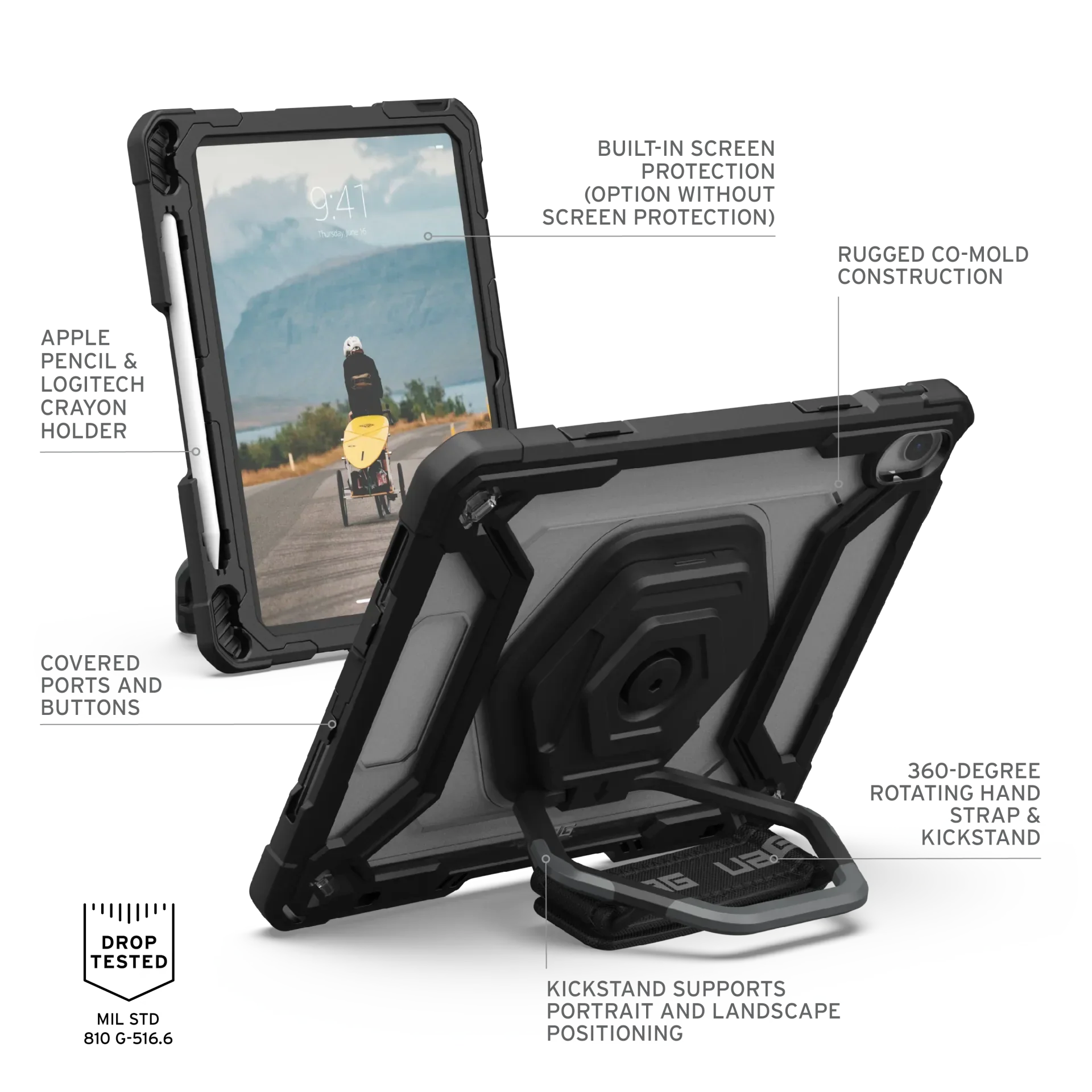 Étui pour iPad (10ᵉ génération) avec béquille
