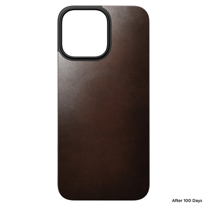 Peau en cuir Magnetic Leather ( Horween ) pour iPhone 16 Pro Max