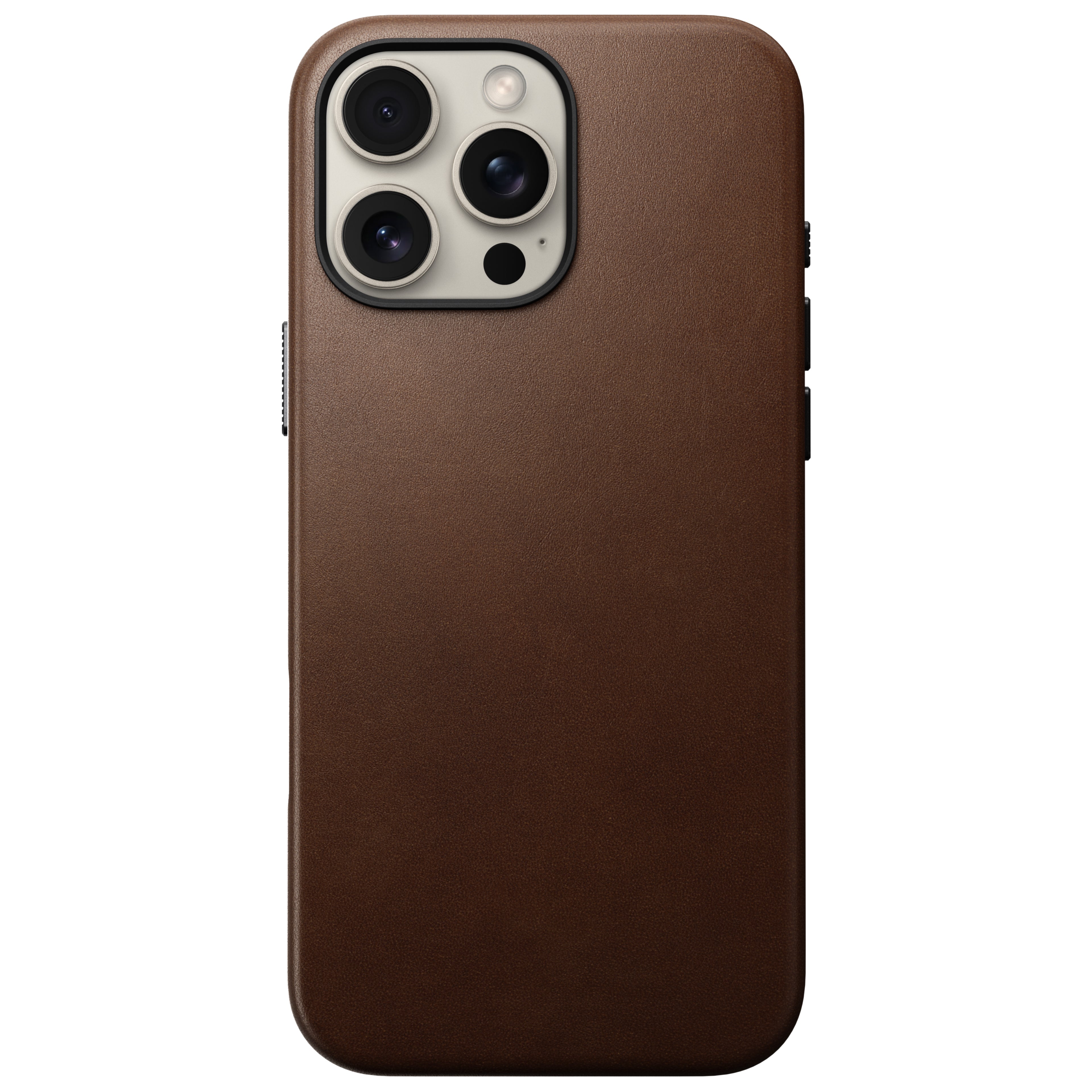 Coque en cuir Modern Leather pour iPhone 16 Pro Max