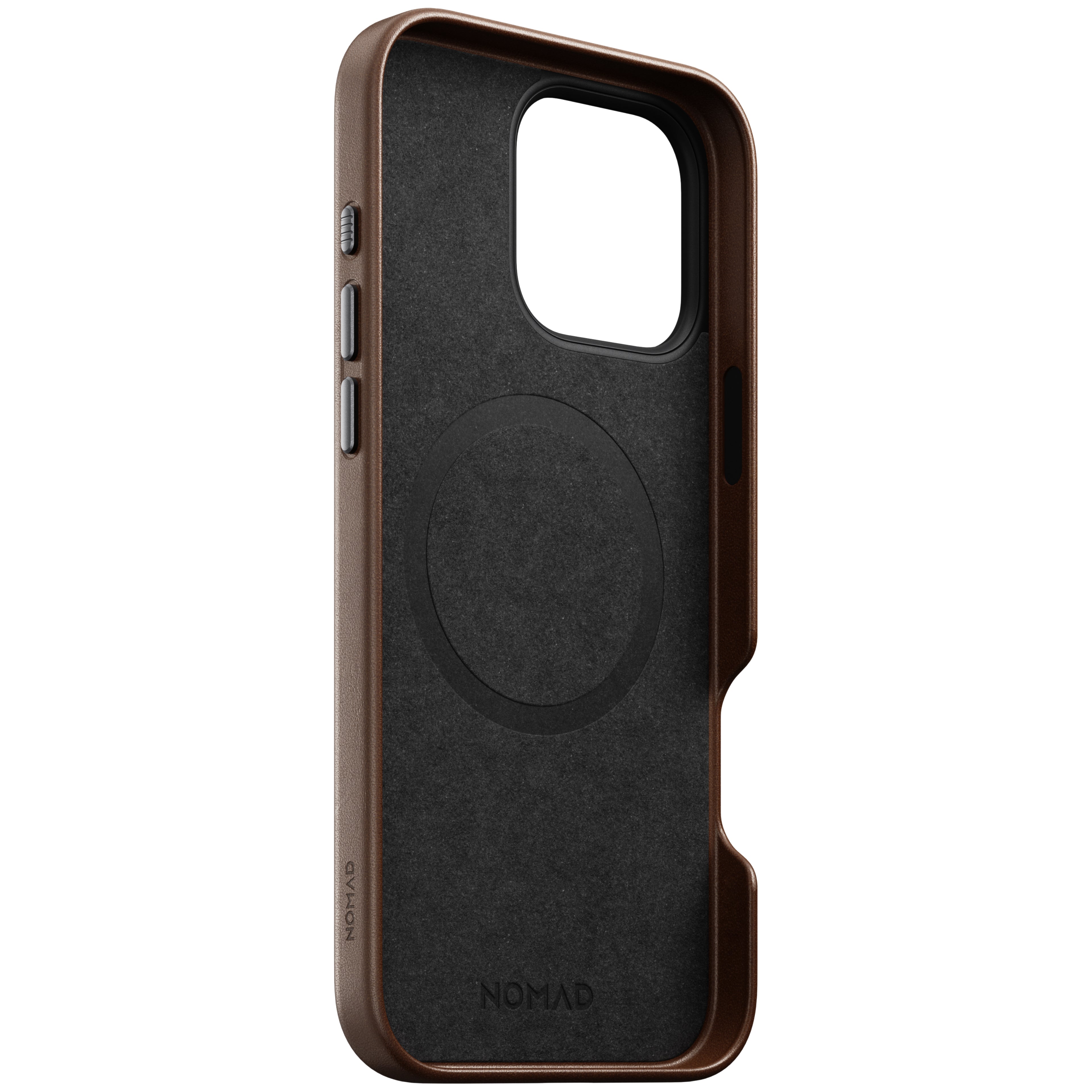 Coque en cuir Modern Leather pour iPhone 16 Pro Max