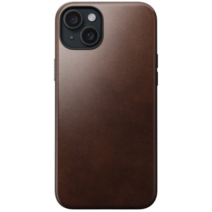 Coque en cuir Modern Leather ( Horween ) pour iPhone 15 Plus
