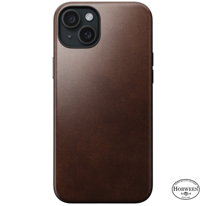 Coque en cuir Modern Leather ( Horween ) pour iPhone 15 Plus