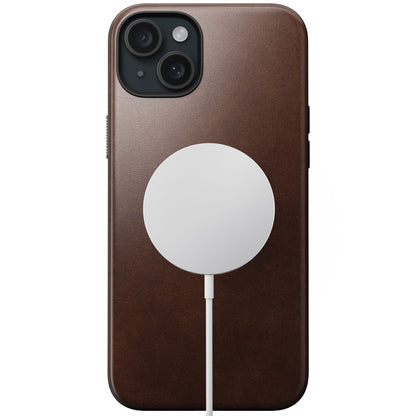 Coque en cuir Modern Leather ( Horween ) pour iPhone 15 Plus