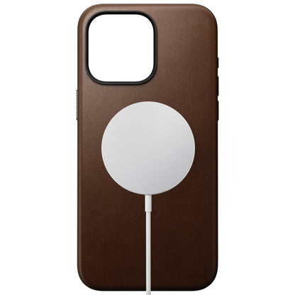 Coque en cuir Modern Leather pour iPhone 15 Pro Max