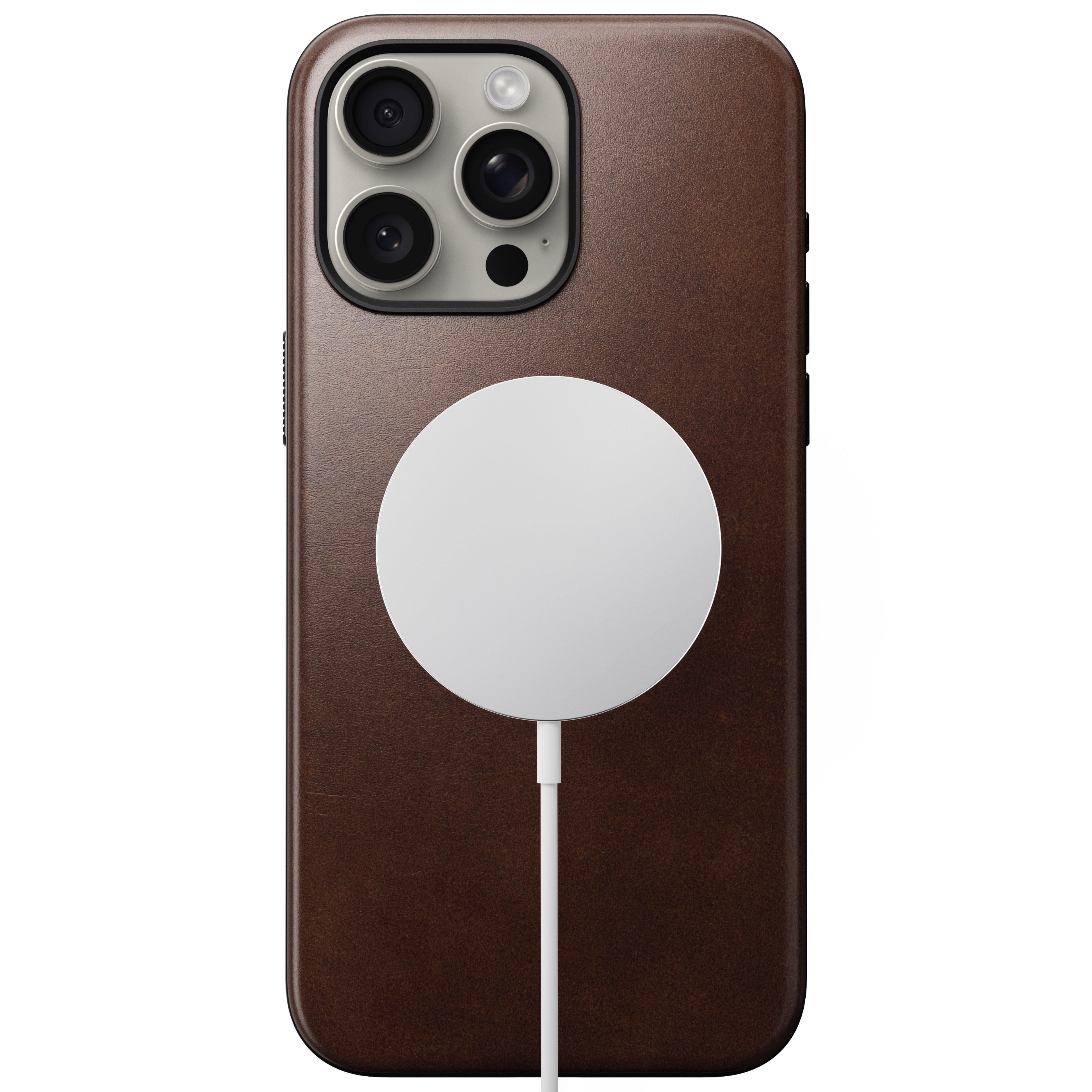 Coque en cuir Modern Leather ( Horween ) pour iPhone 15 Pro Max