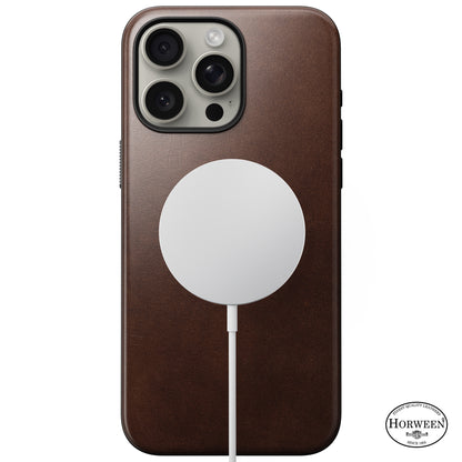 Coque en cuir Modern Leather ( Horween ) pour iPhone 15 Pro Max