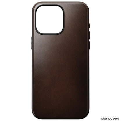 Coque en cuir Modern Leather ( Horween ) pour iPhone 15 Pro Max