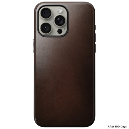 Coque en cuir Modern Leather ( Horween ) pour iPhone 15 Pro Max