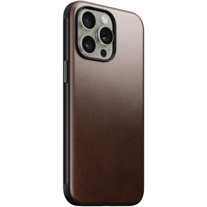 Coque en cuir Modern Leather ( Horween ) pour iPhone 15 Pro Max