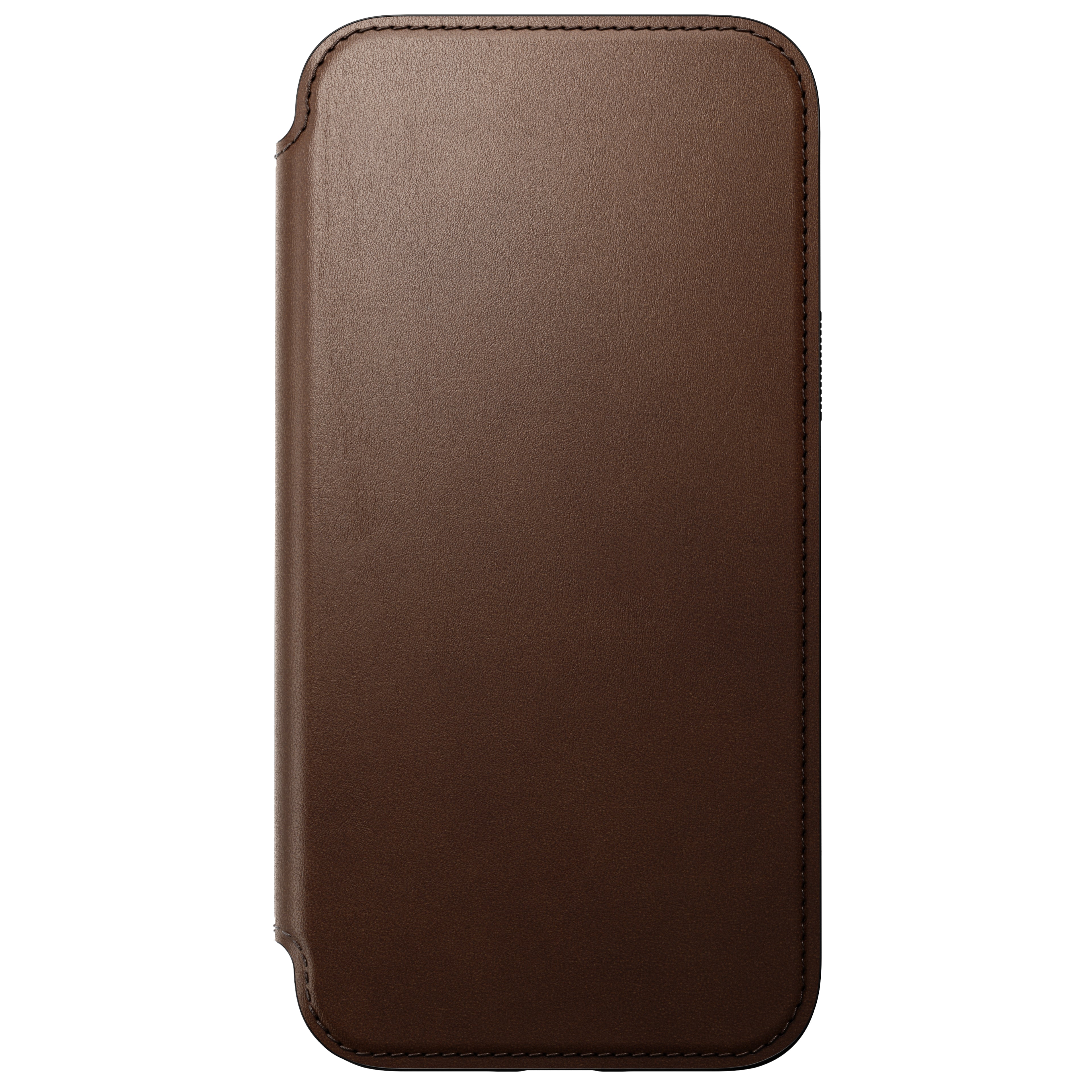 Folio en cuir Modern Leather pour iPhone 15 Pro Max