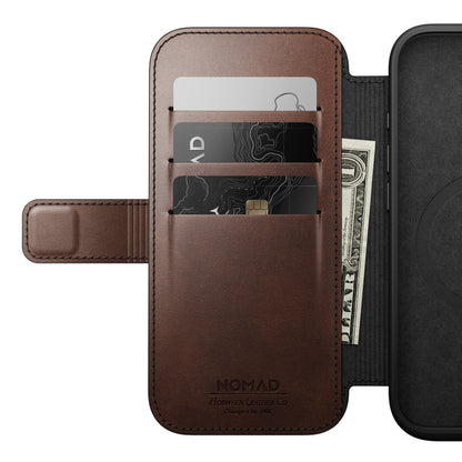 Folio en cuir Modern Leather Folio ( Horween ) pour iPhone 16 Pro