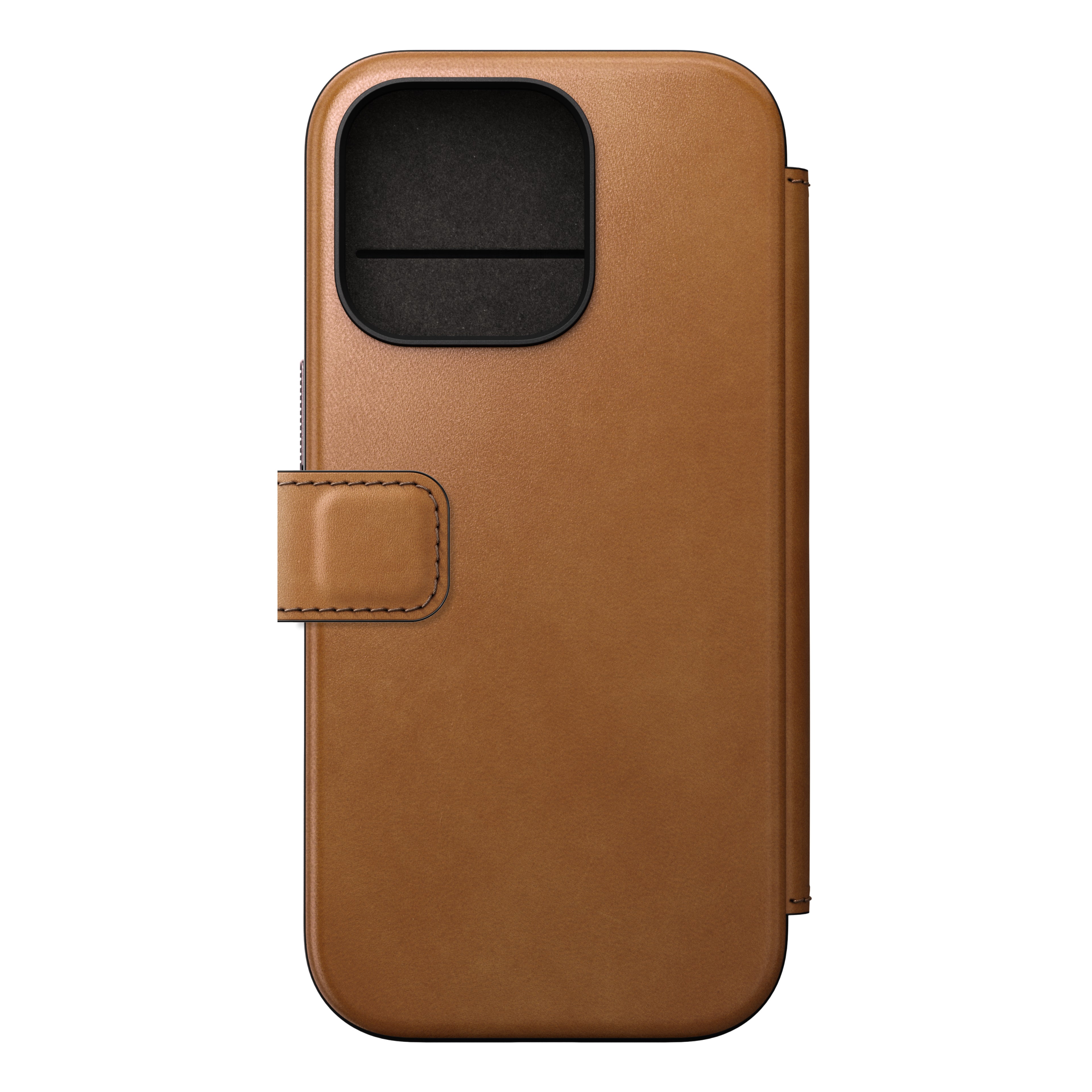 Folio en cuir Modern Leather Folio pour iPhone 16 Pro