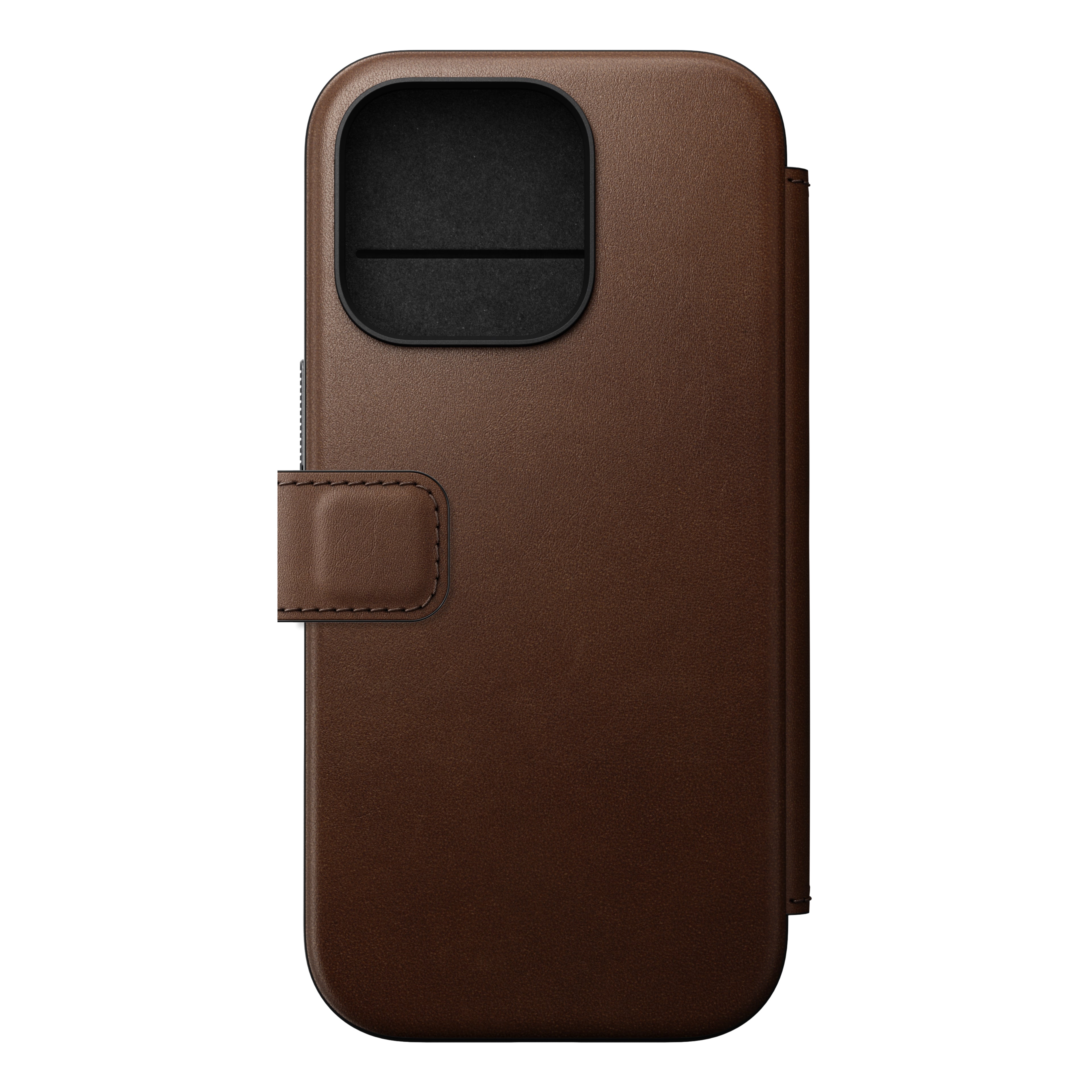 Folio en cuir Modern Leather Folio pour iPhone 16 Pro