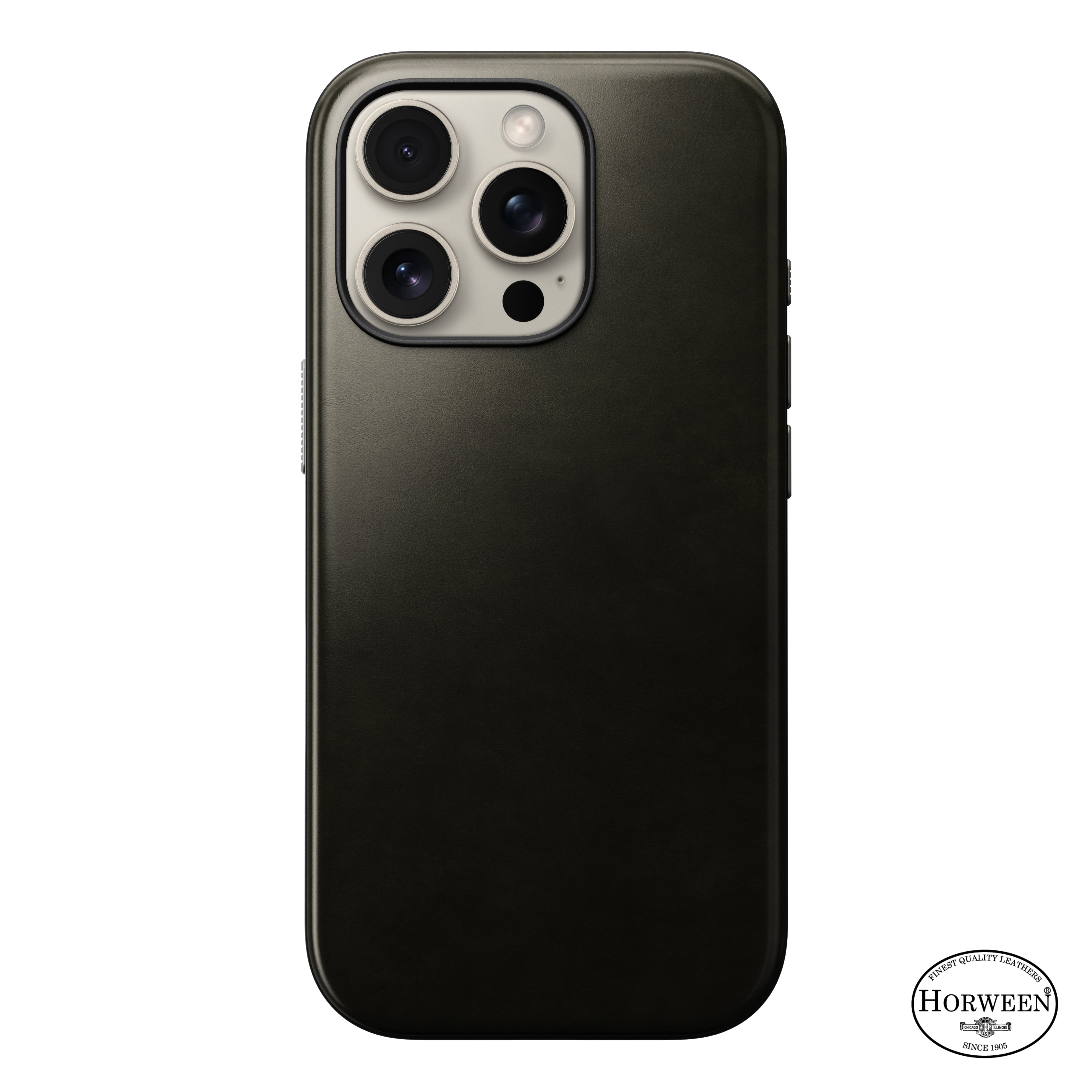Coque en cuir Modern Leather ( Horween ) pour iPhone 16 Pro